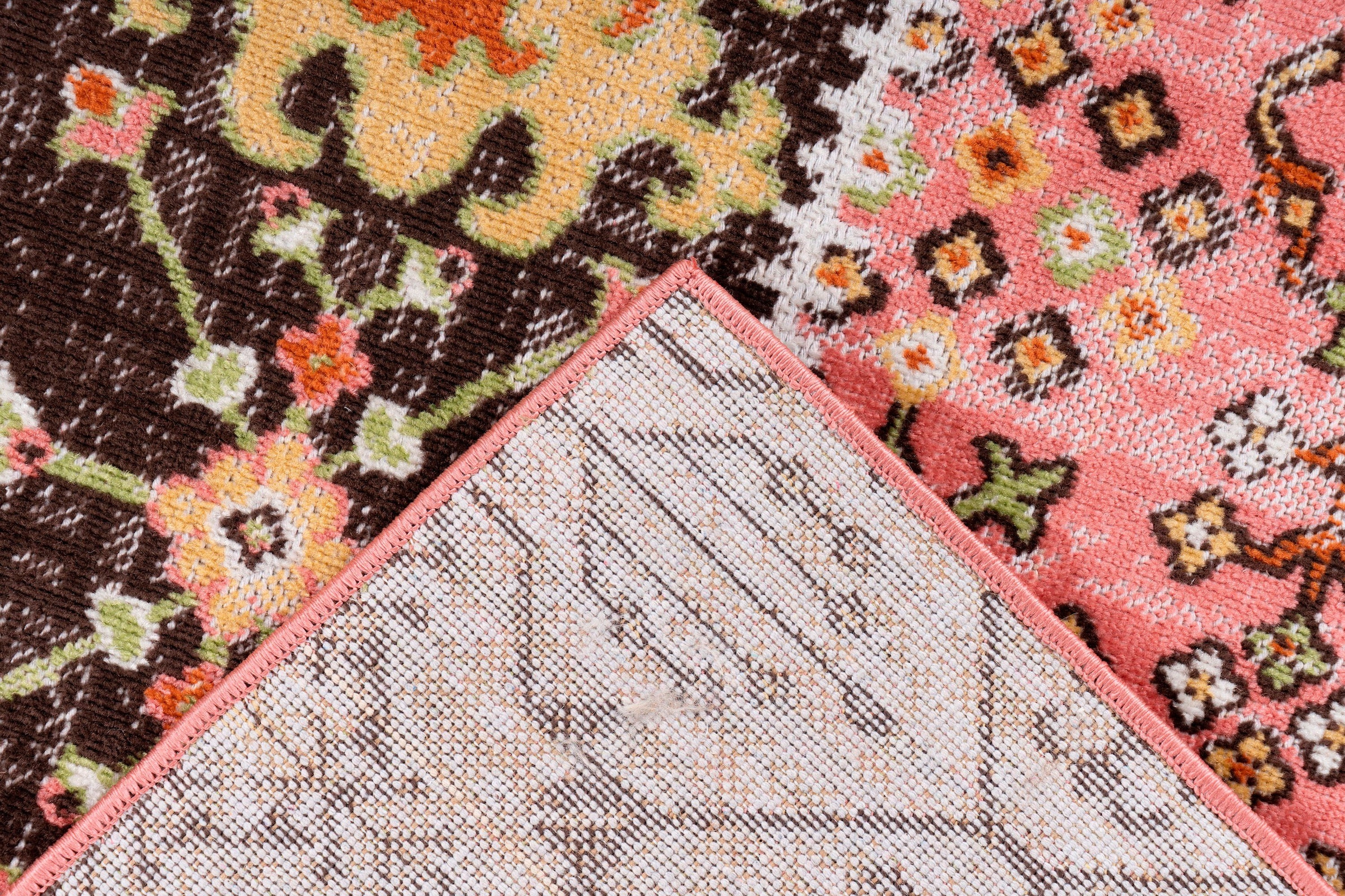 calo-deluxe Teppich »Ruzica-404«, rechteckig, 6 mm Höhe, Flachgewebe, Vintage Design, Wohnzimmer