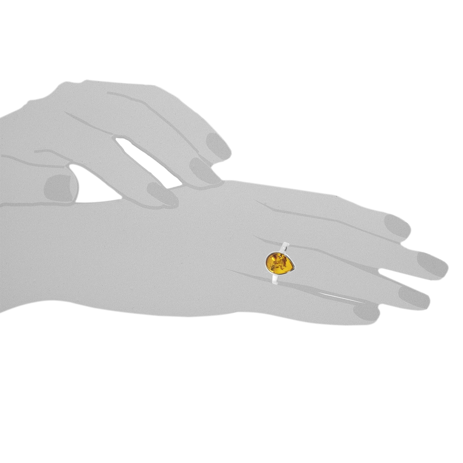 OSTSEE-SCHMUCK Fingerring »Ostsee-Schmuck Ring Ulma Ring Ulma«, (1 tlg.)