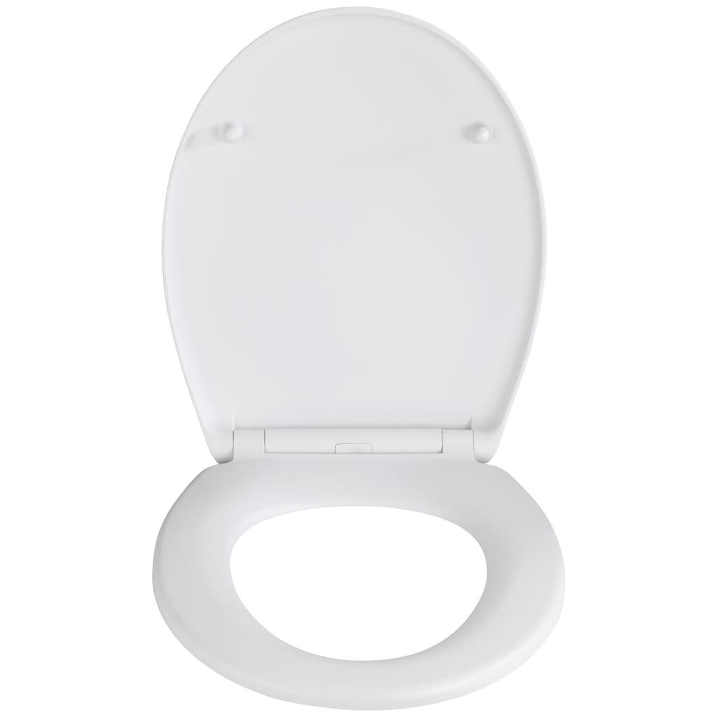 WENKO WC-Sitz »Ikaria Weiß matt«, (1 St.), aus Duroplast, mit Absenkautomatik
