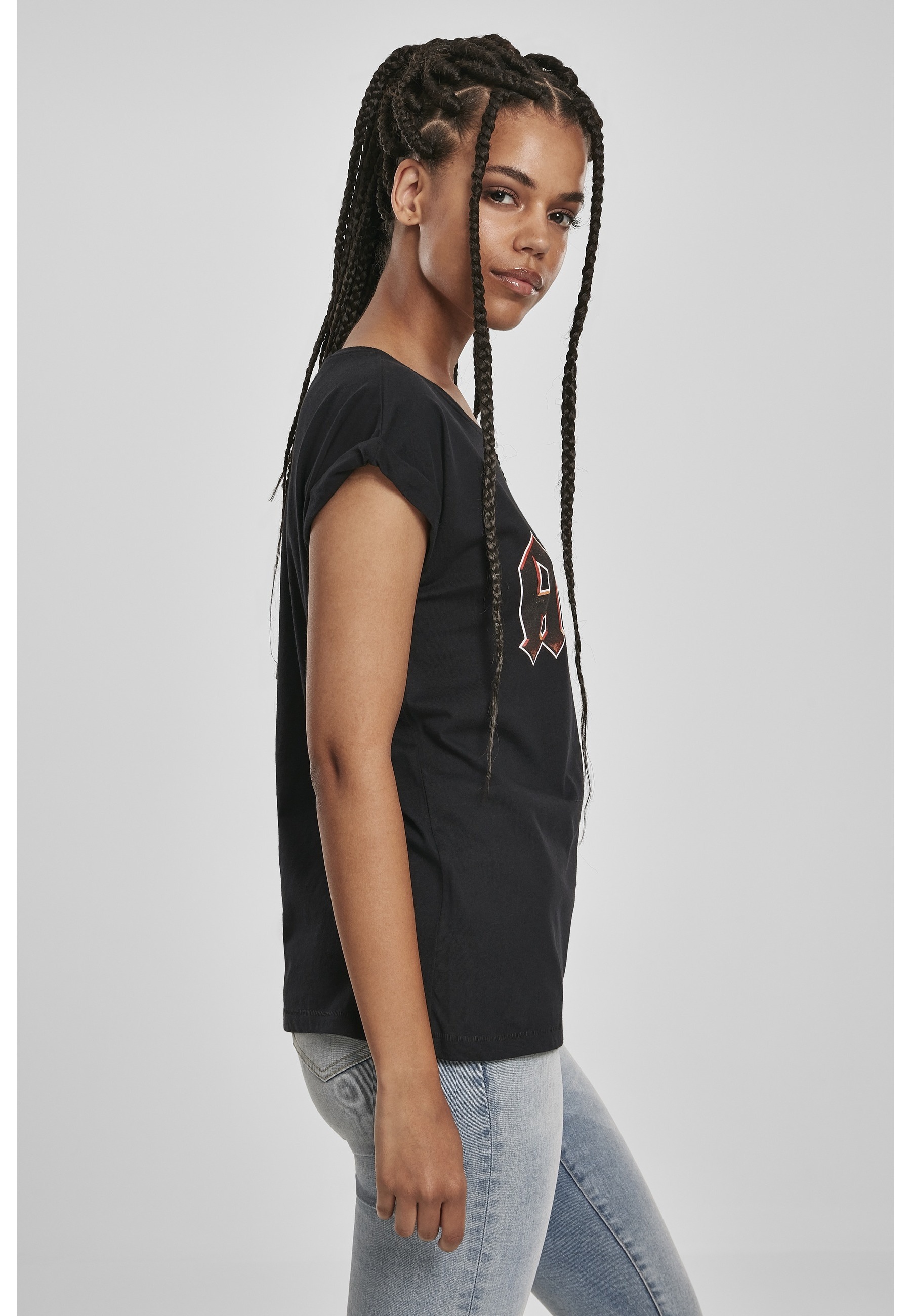 Merchcode Kurzarmshirt »Merchcode Damen Ladies AC/DC Voltage Tee« 1 Stk.