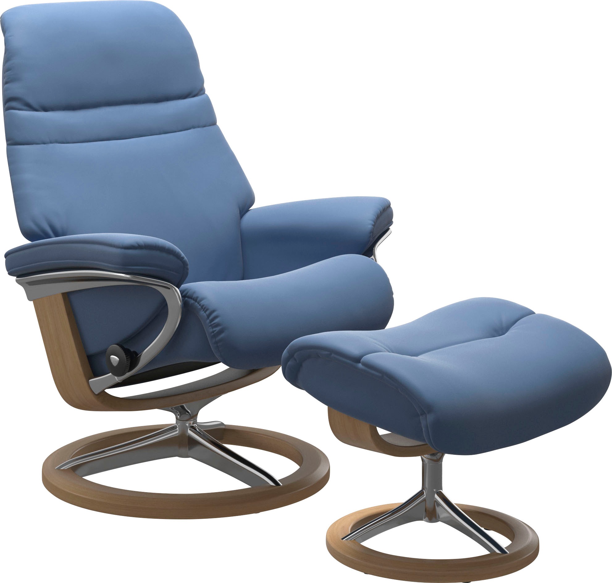 Stressless® Relaxsessel »Sunrise« Relaxsessel mit Hocker, mit Signature Bas günstig online kaufen