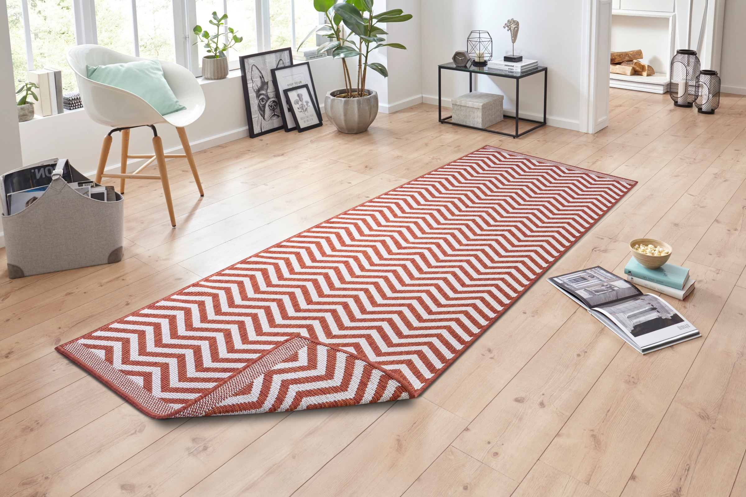 NORTHRUGS Teppich »Palma Wendeteppich«, rechteckig, 5 mm Höhe, In-& Outdoor günstig online kaufen