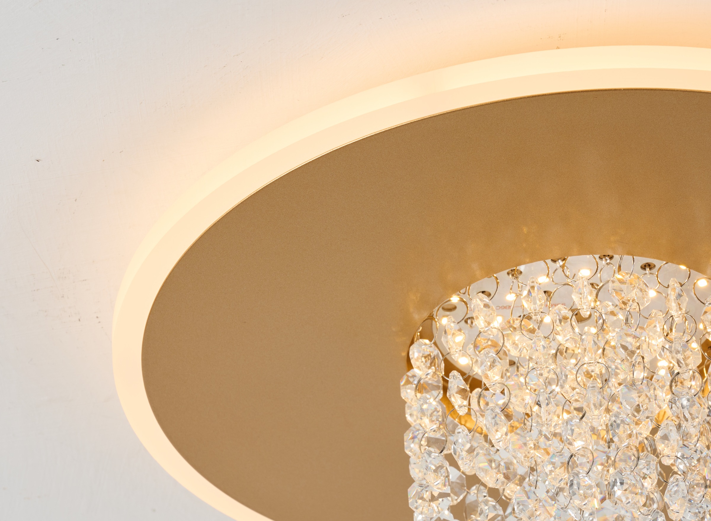 Searchlight LED Deckenleuchte »Deluge-LED-Deckenleuchte, Metall mit Kristallglas« LED-Modul 1 Stk.