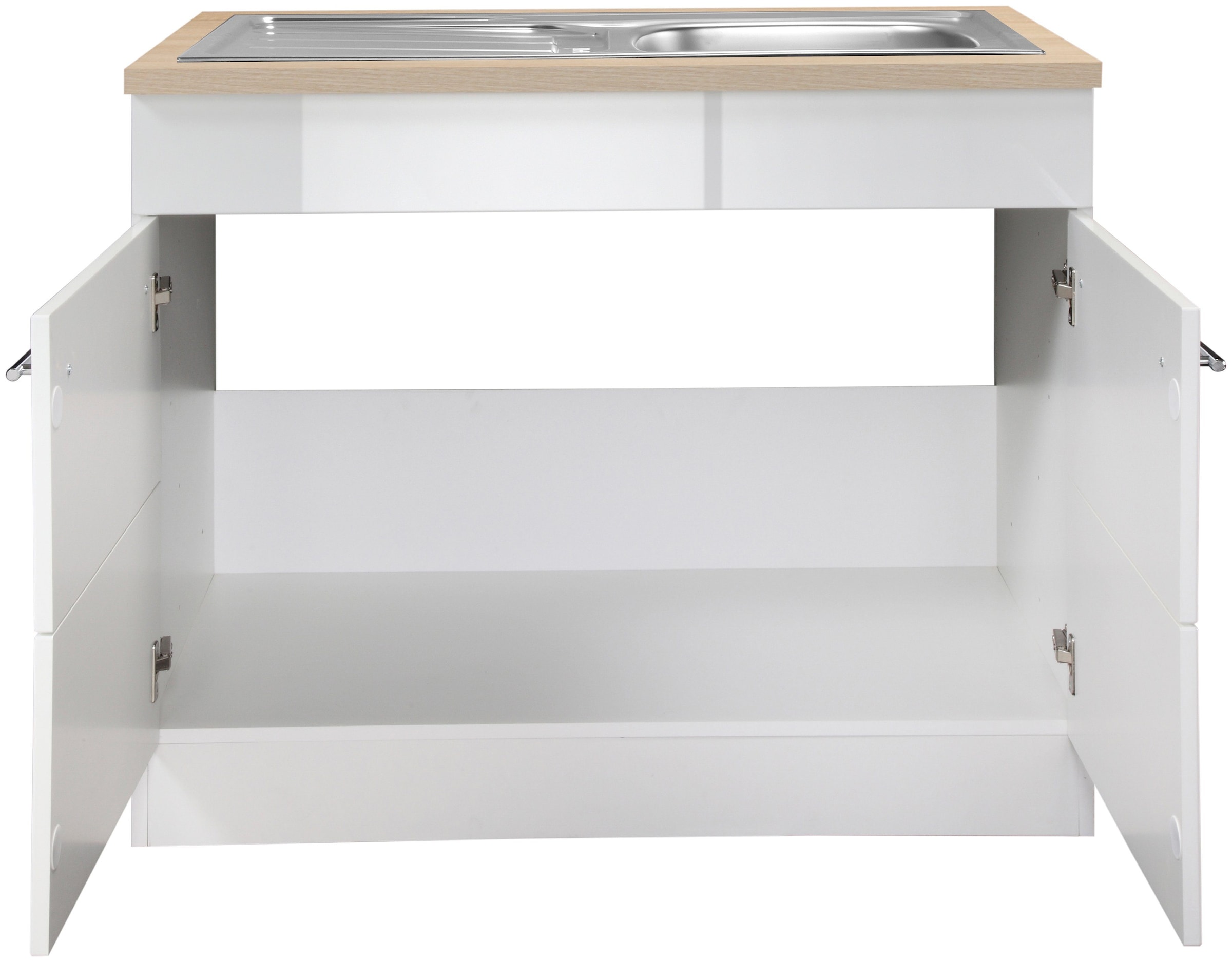 HELD MÖBEL Spülenschrank »Wien«, Breite 100 cm, inkl. Einbauspüle