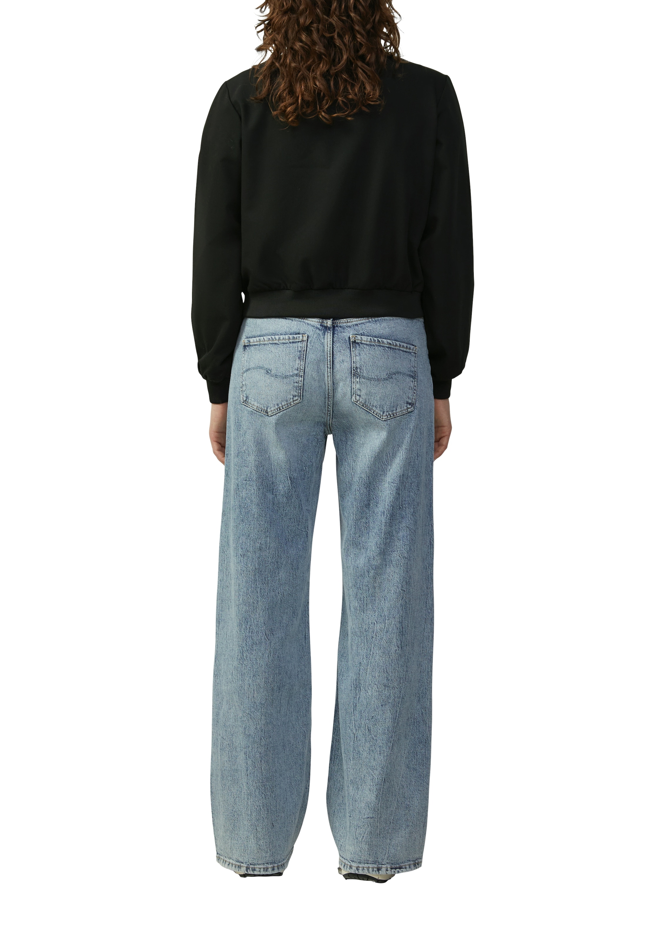 QS Blouson, mit Rippbündchen