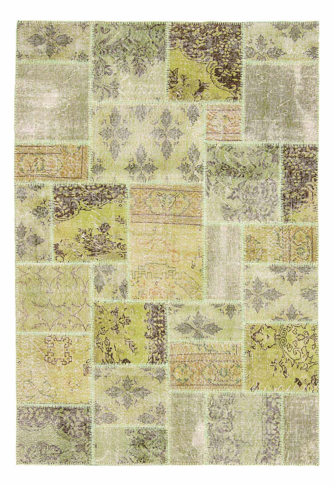 morgenland Wollteppich »Patchwork Patchwork 241 x 151 cm«, rechteckig, 8 mm günstig online kaufen