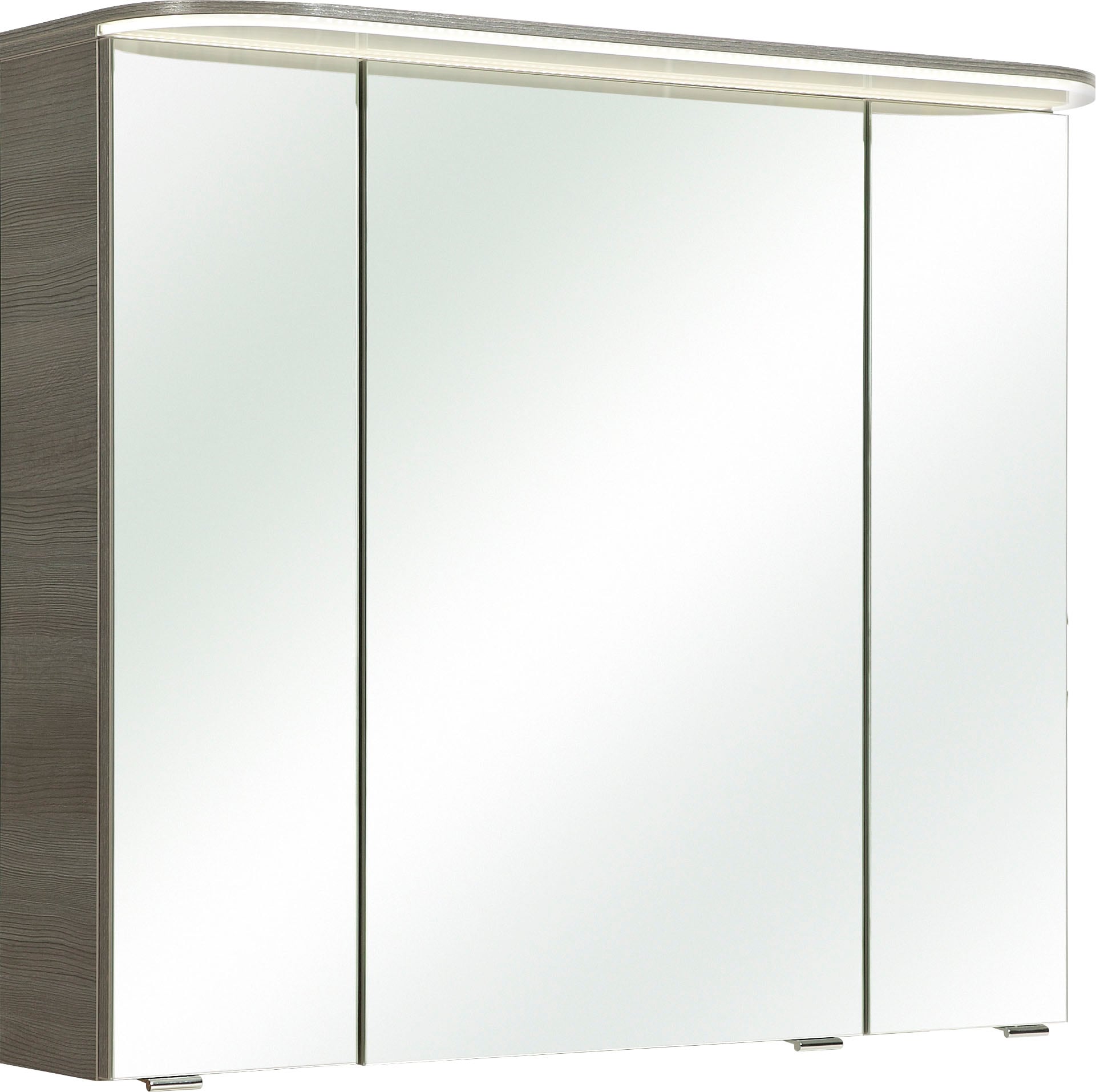 Saphir Badmöbel-Set »Balto Sprint 3-teilig, Mineralmarmor-Waschtisch mit LED-Spiegelschrank«, (4 St.), Badezimmer Set mit Midischrank, inkl Türdämpfer, 4 Türen, 4 Schubladen