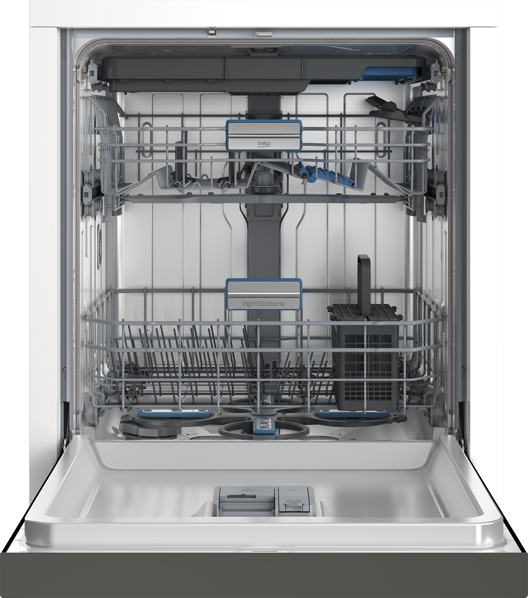 BEKO Unterbaugeschirrspüler »BDDN36541DDP« 8,9 l 15 tlg. Maßgedecke