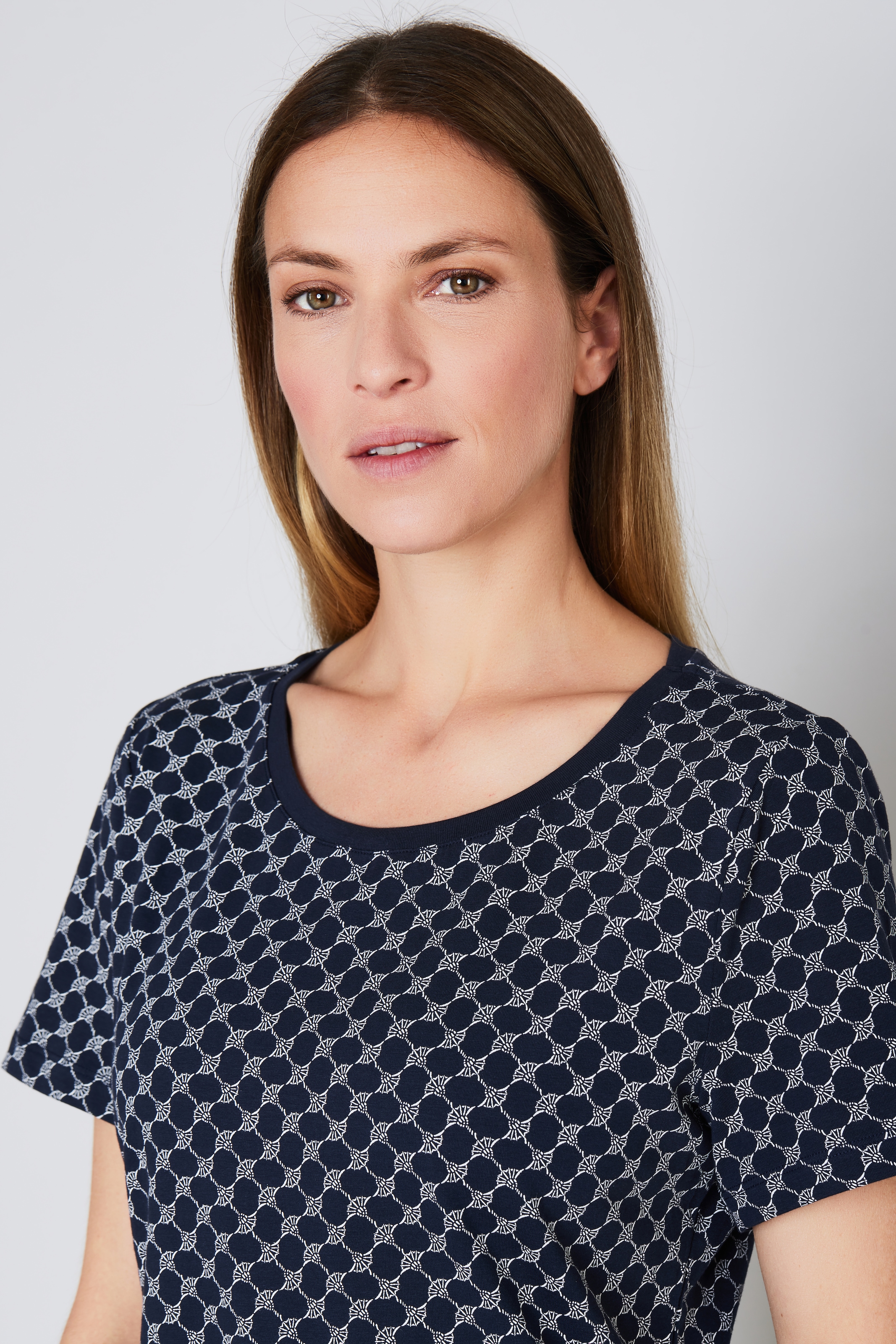 JOOP! Nachthemd »Cosy« Ohne Taschen mit Cornflower-Alloverprint