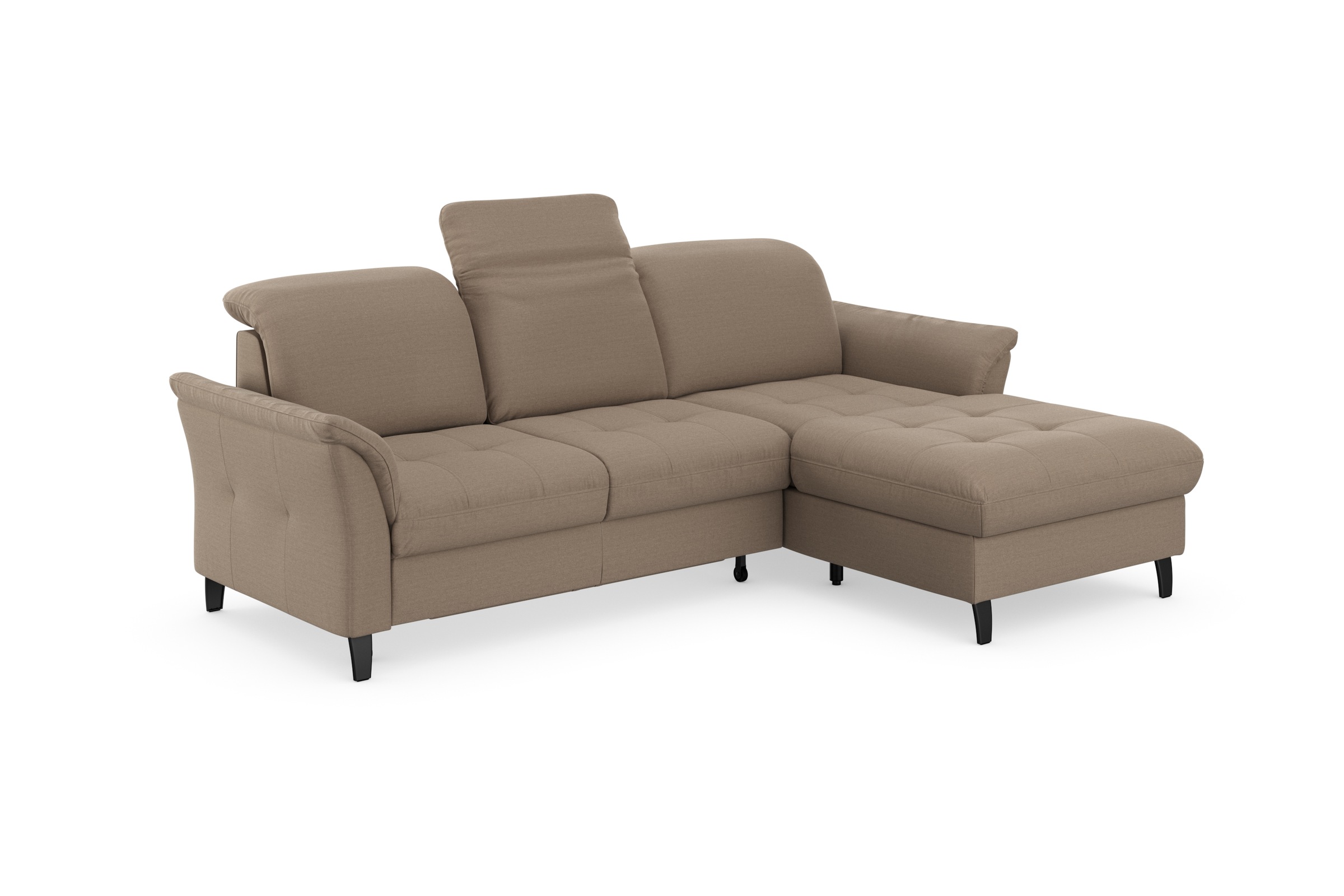 sit&more Ecksofa »Maggiore L-Form«, wahlweise mit Kopfteilverstellung, Bettfunktion und Bettkasten