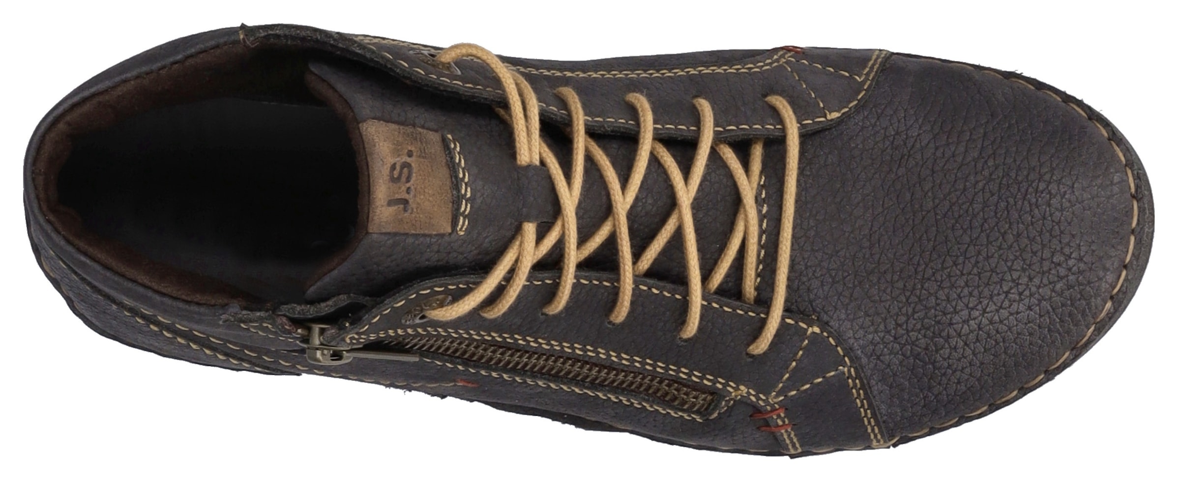 Josef Seibel Schnürstiefelette »Fergey 67«, Schnürstiefel, Winterstiefel, Bequemschuh mit Reißverschluss
