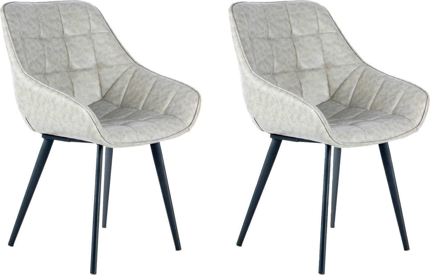 Kayoom Stuhl »Demi 325 2er-Set, Relax-Sessel, unifarbenes Farbgestaltung«, günstig online kaufen