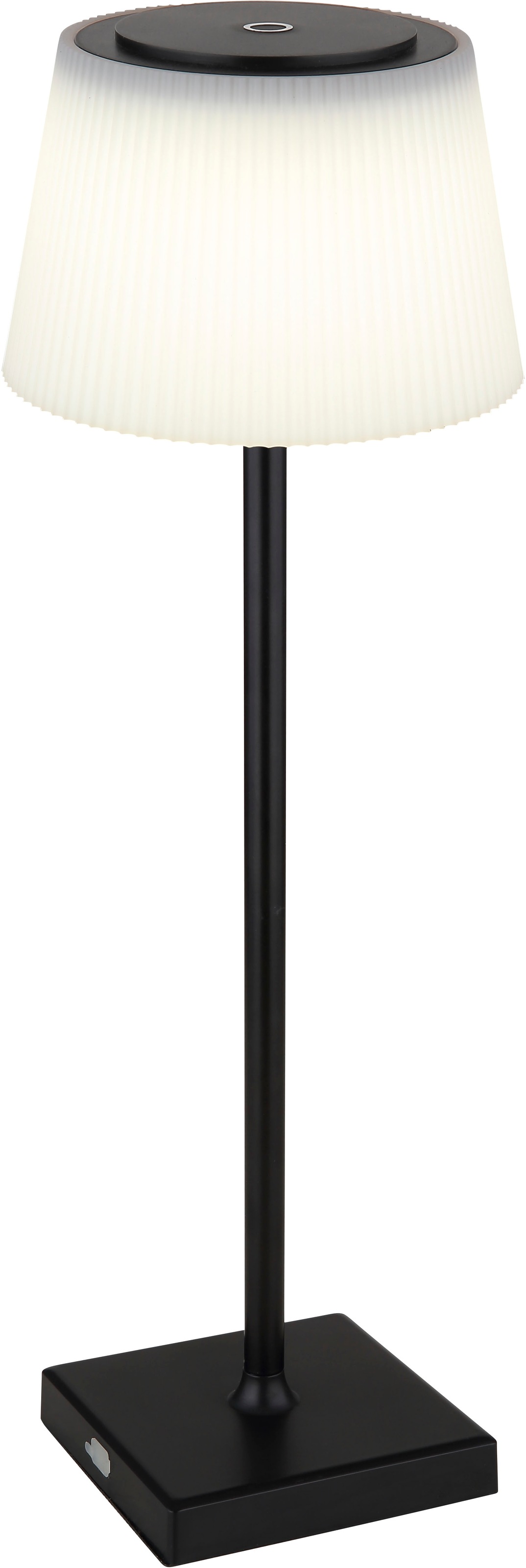 GLOBO LIGHTING Tischleuchte »GREGOIR« LED-Modul 1 Stk. warmweiß - kaltweiß Tischlampe Nachttischlampe Deko-Tischleuchte Schlafzimmer