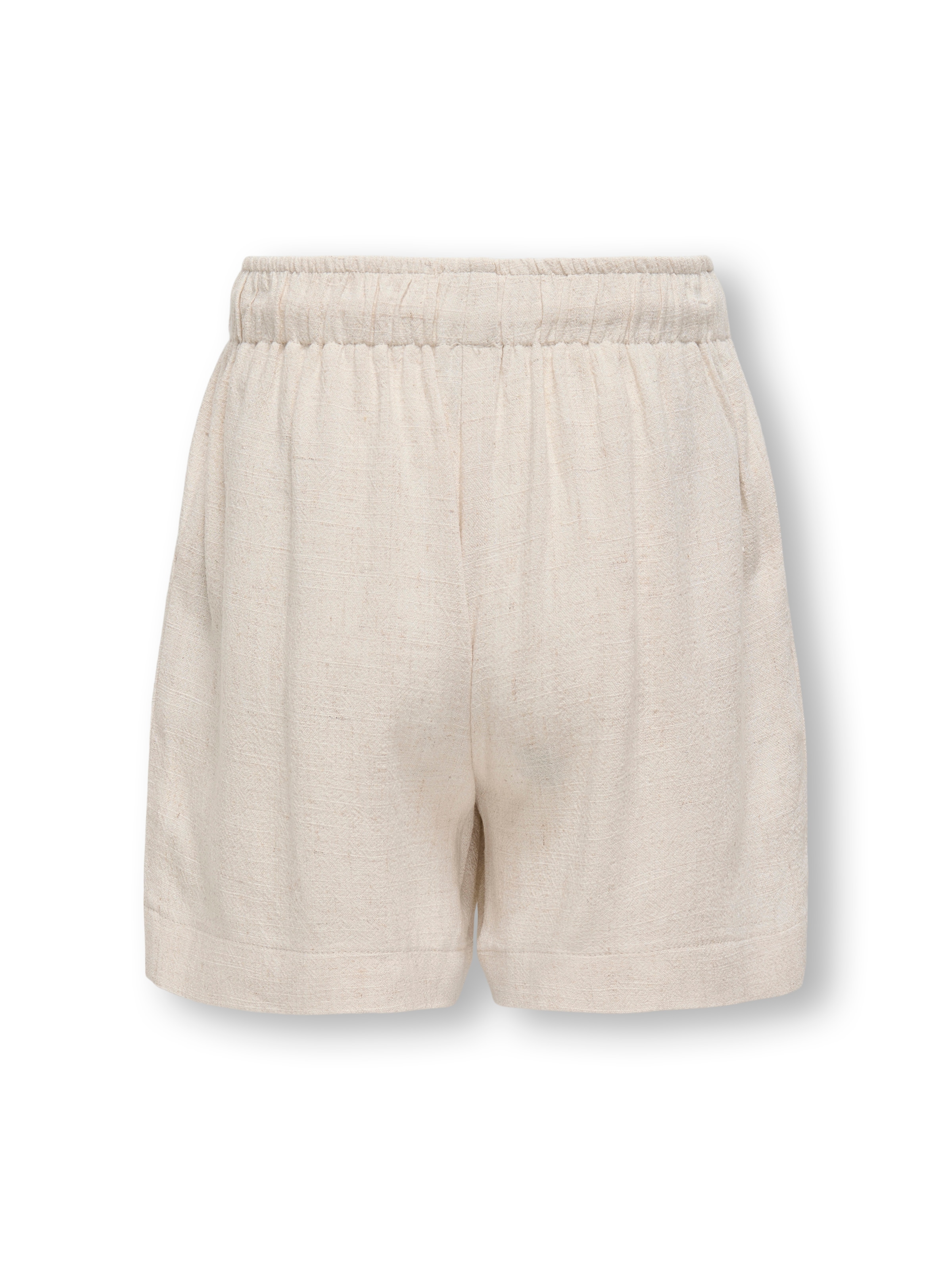 KIDS ONLY Shorts »KOGSIESTA PULL-UP LINEN BLEND SHORTS PNT«  in Leinenoptik