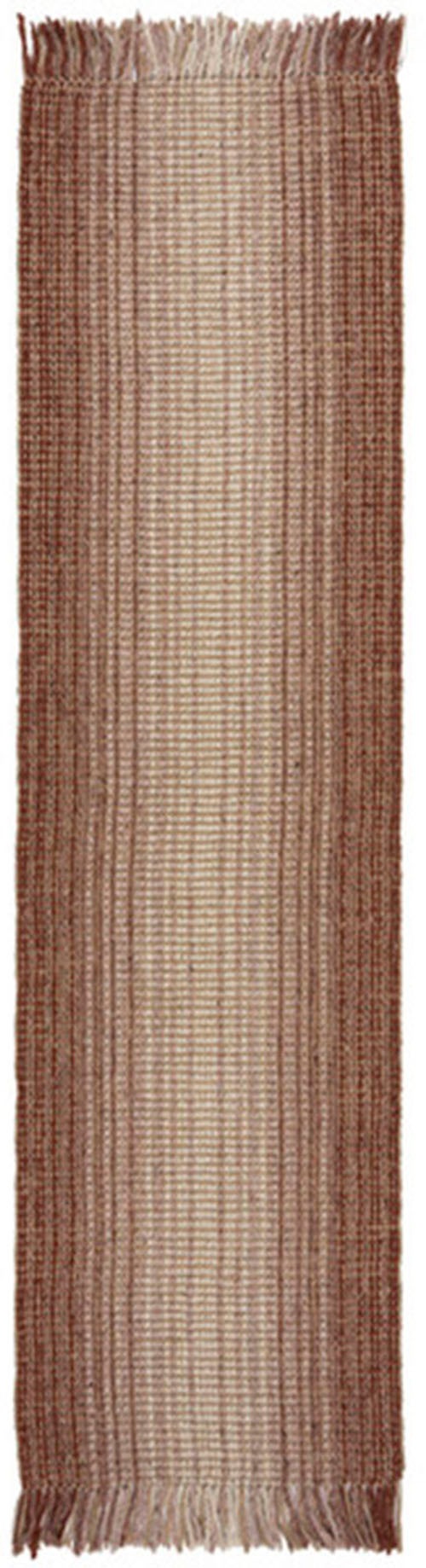 FLAIR RUGS Läufer »Jute Ombre«, rechteckig, 8 mm Höhe