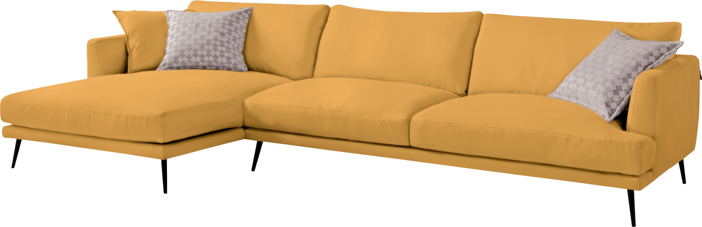 Egoitaliano Ecksofa »Sophia, Designsofa mit extrakomfortablem Sitzkomfort, günstig online kaufen