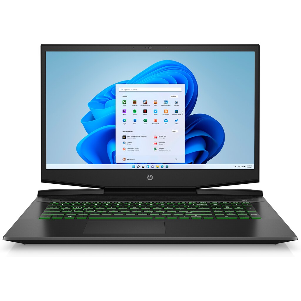 HP Notebook »Pavilion Gaming Laptop 17-cd2056ng«, 43,9 cm, / 17,3 Zoll, Intel, Core i5, GeForce RTX 3050, 512 GB SSD