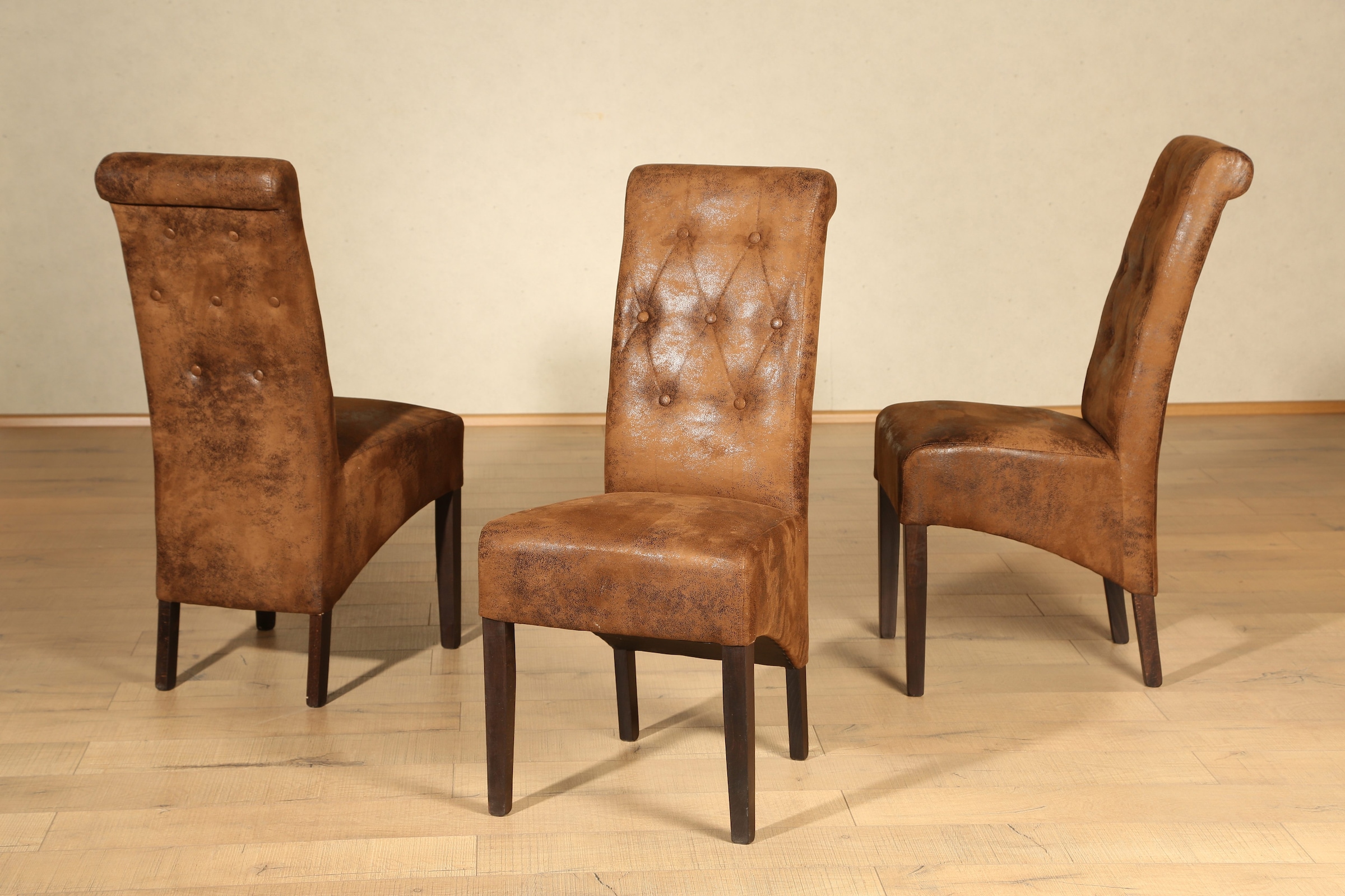 HOME AFFAIRE Polsterstuhl »Harry« (Set) 6 Stk. braun