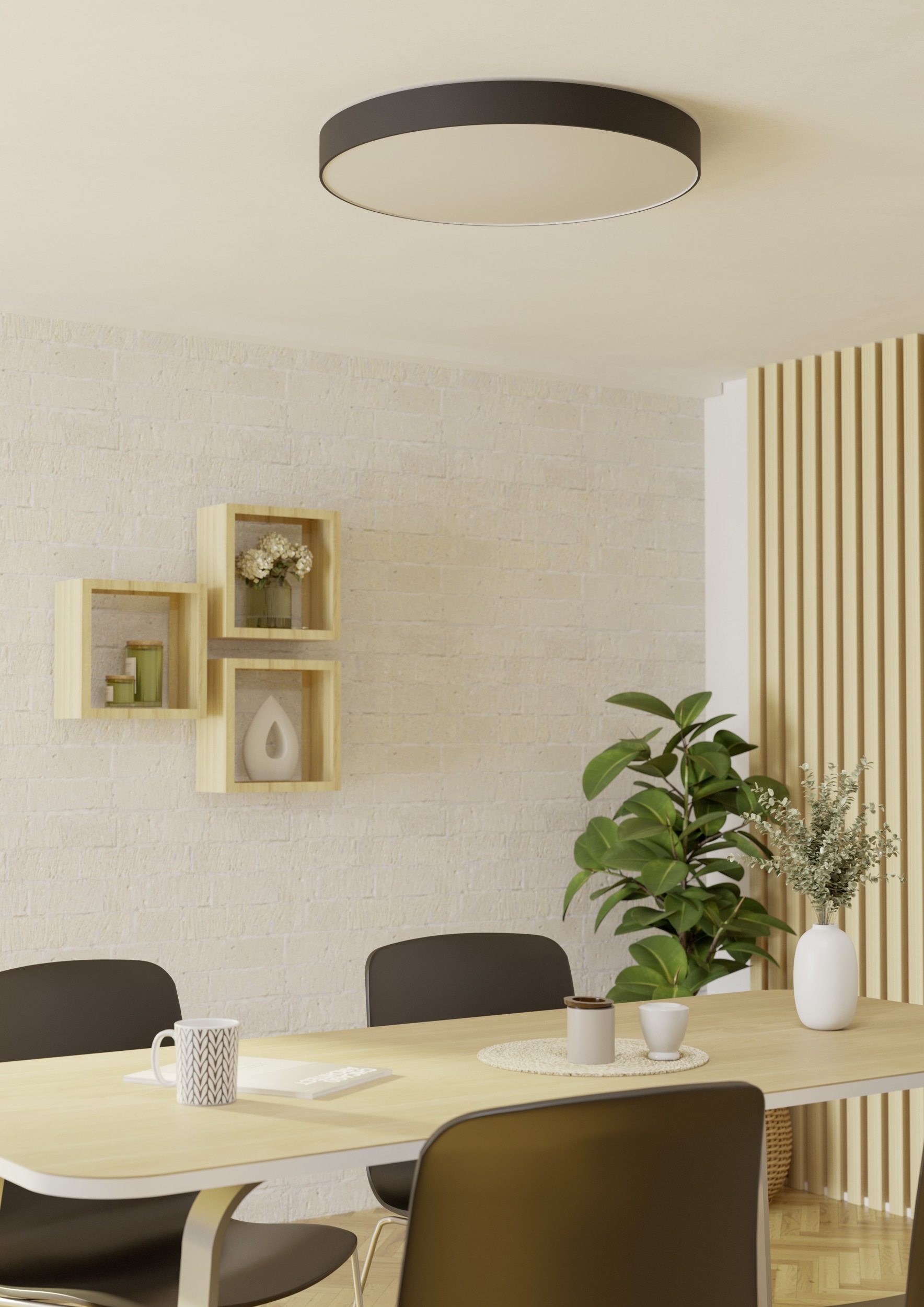 EGLO LED Deckenleuchte »GALLIZZI-Z Deckenlampe - Kunststoff - LED - 36,5W - IP20« LED-Modul 1 Stk. Kaltweiß | Neutralweiß | RGB | Warmweiß Wohzimmerlampe, Esszimmerlampe, Flur, Schlafzimmer, H7 x Ø69 cm