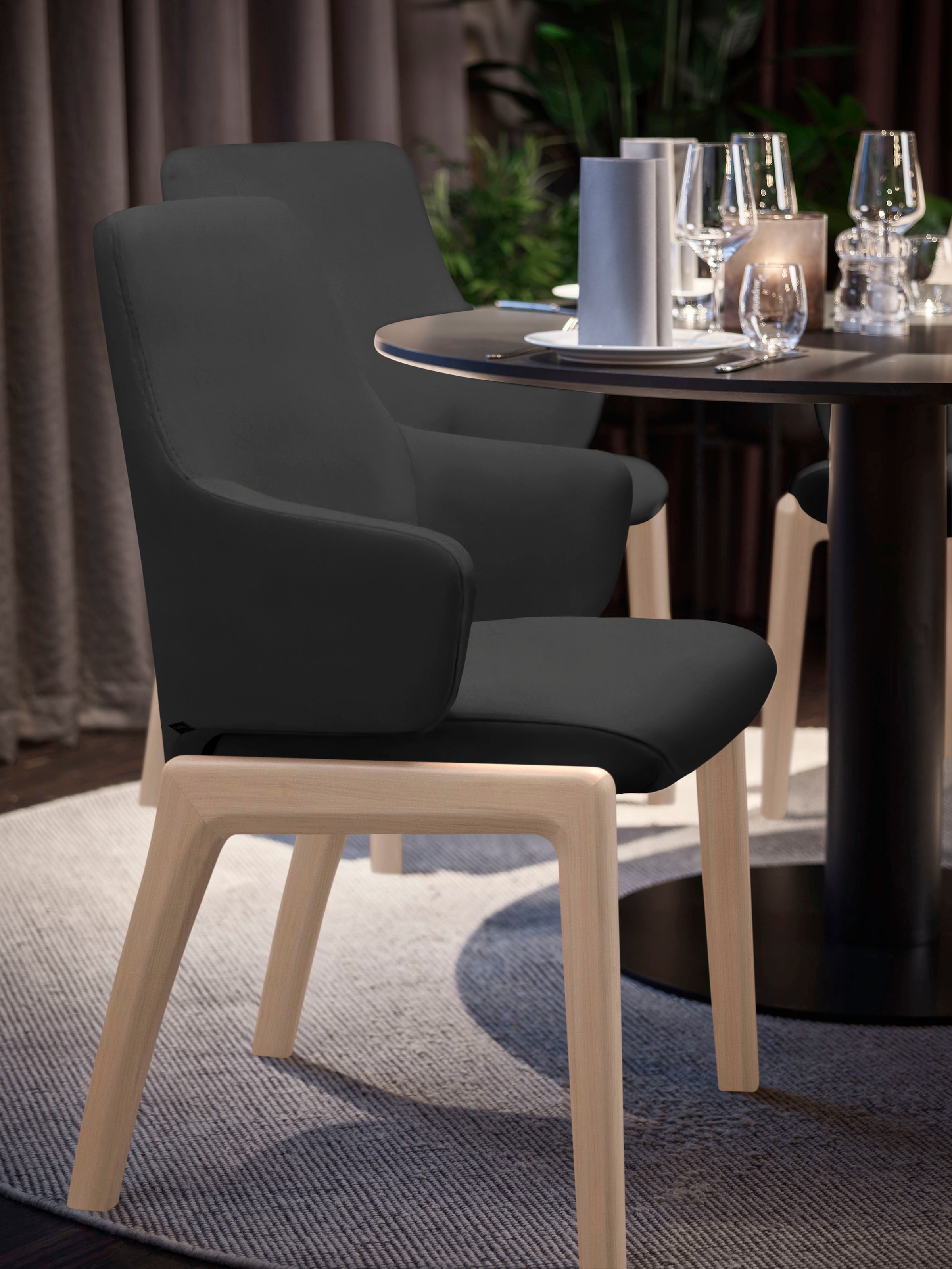 Stressless Polsterstuhl "Laurel", Microfaser DINAMICA, Low Back mit Armlehn günstig online kaufen