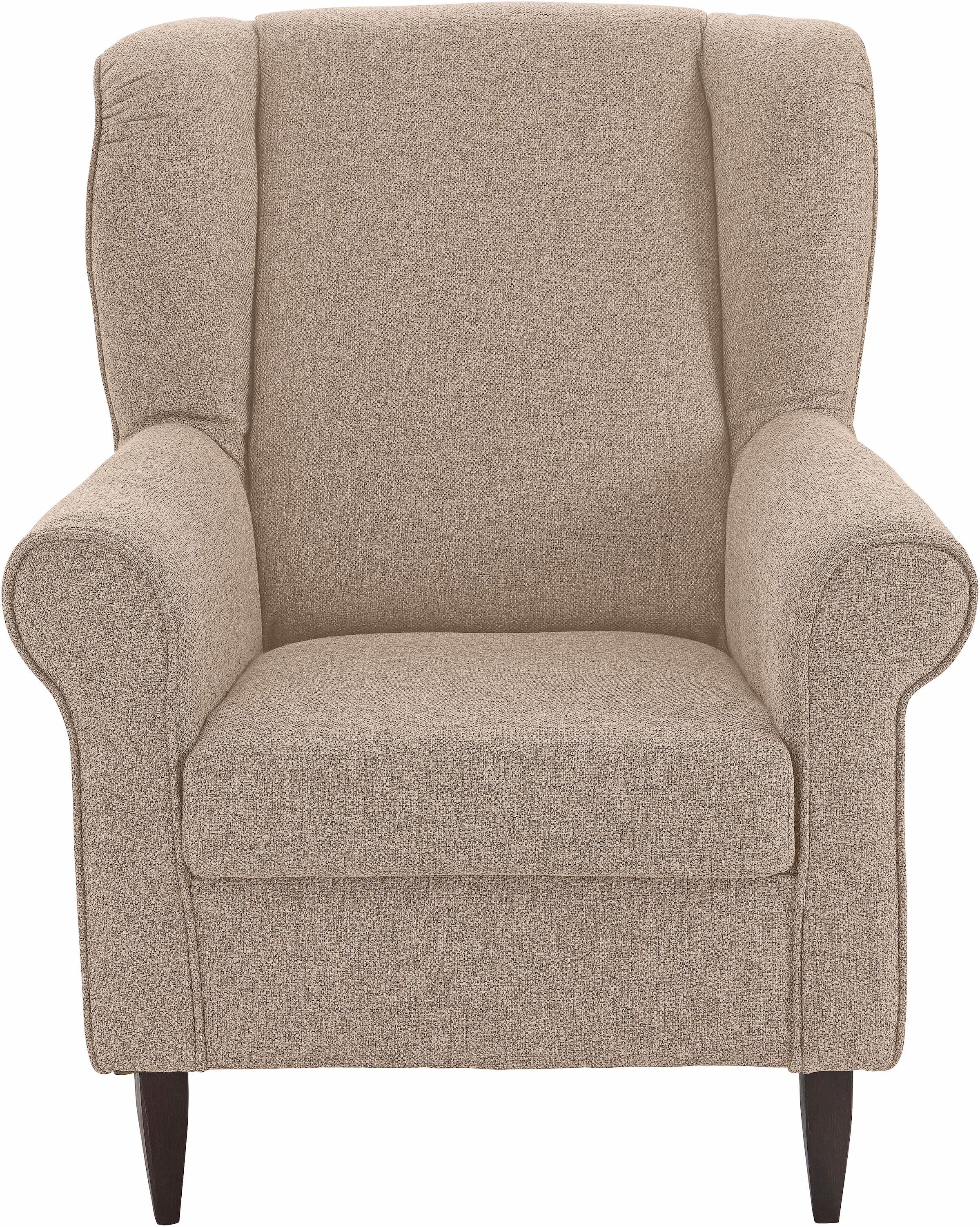 Home affaire Ohrensessel »Asino« mit Federkern günstig online kaufen