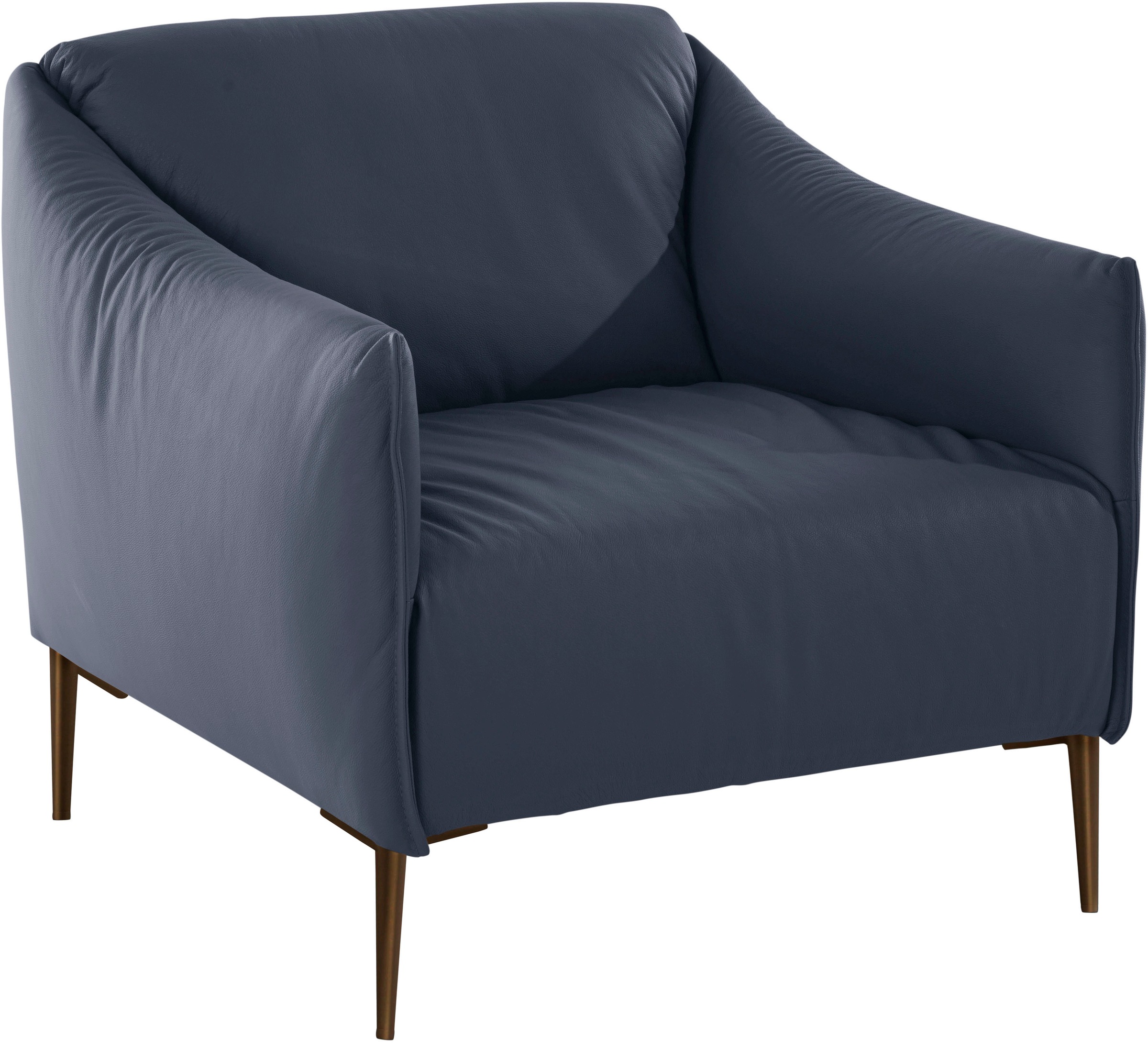 W.SCHILLIG Cocktailsessel »sally«, mit Metallfüßen in Bronze pulverbeschichtet