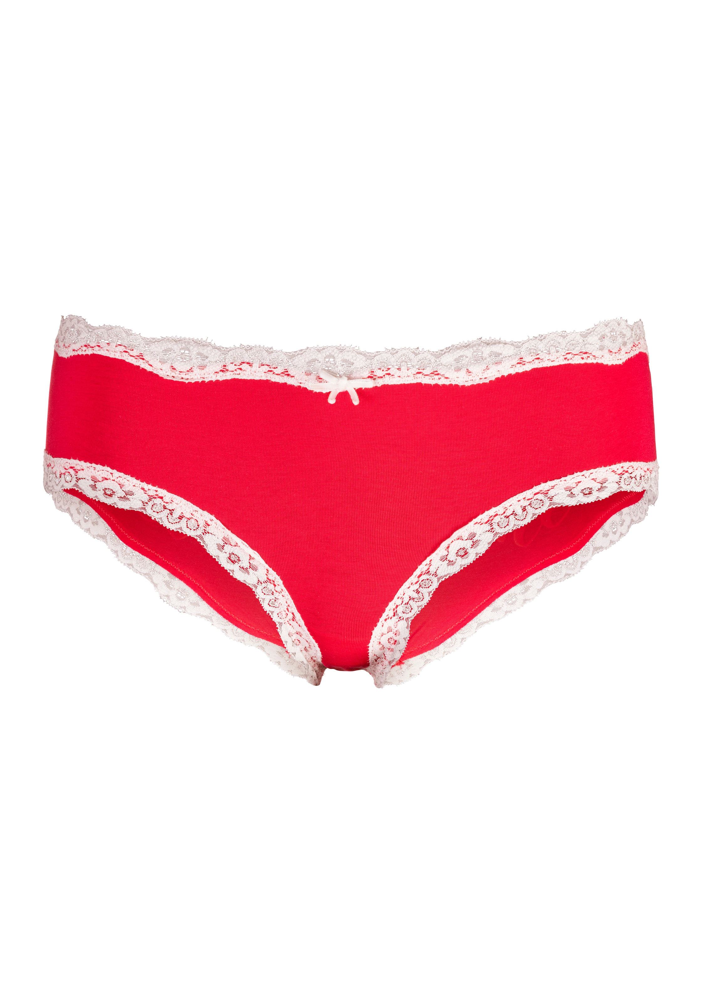 LASCANA Hipster, (Packung, 2 St., 2), mit floraler Spitze