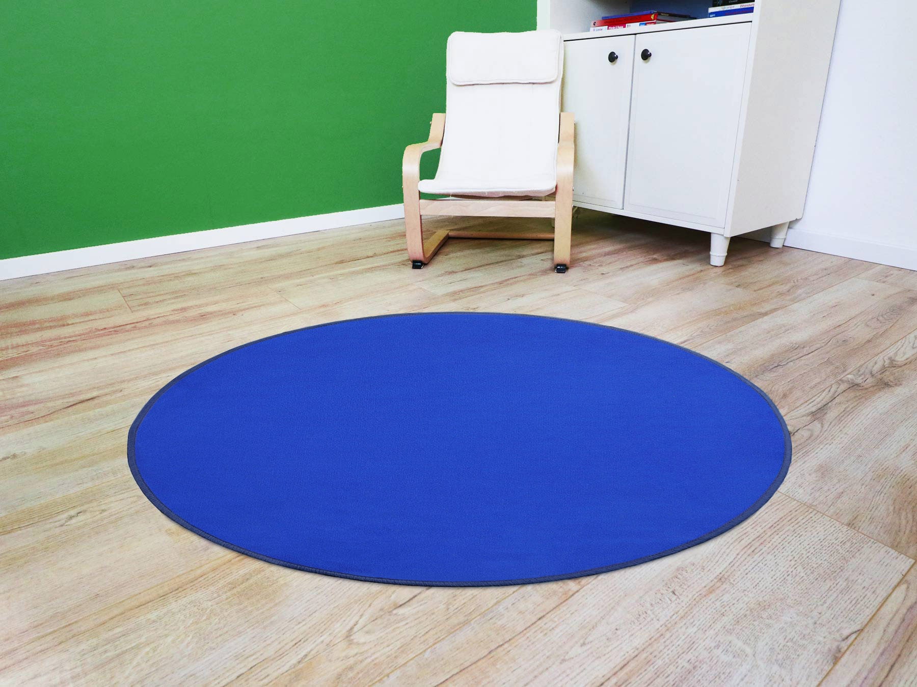 Primaflor-Ideen in Textil Kinderteppich »SITZKREIS«, rund, 5 mm Höhe, Spielteppich ideal im Kinderzimmer