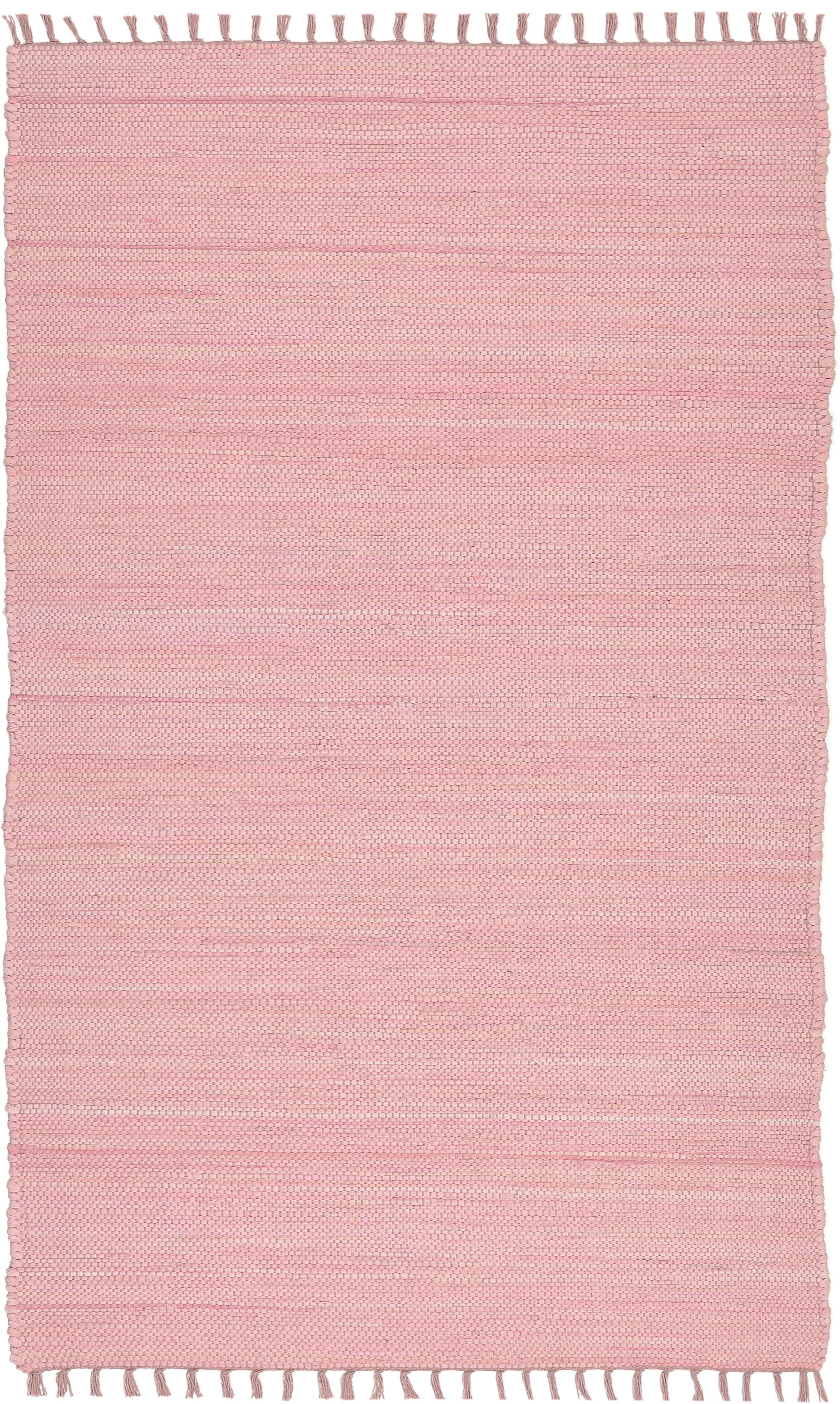 THEKO Teppich  Happy Co ¦ rosa/pink ¦ Baumwolle ¦ Maße (cm): B: 40 H: 0,5 T günstig online kaufen