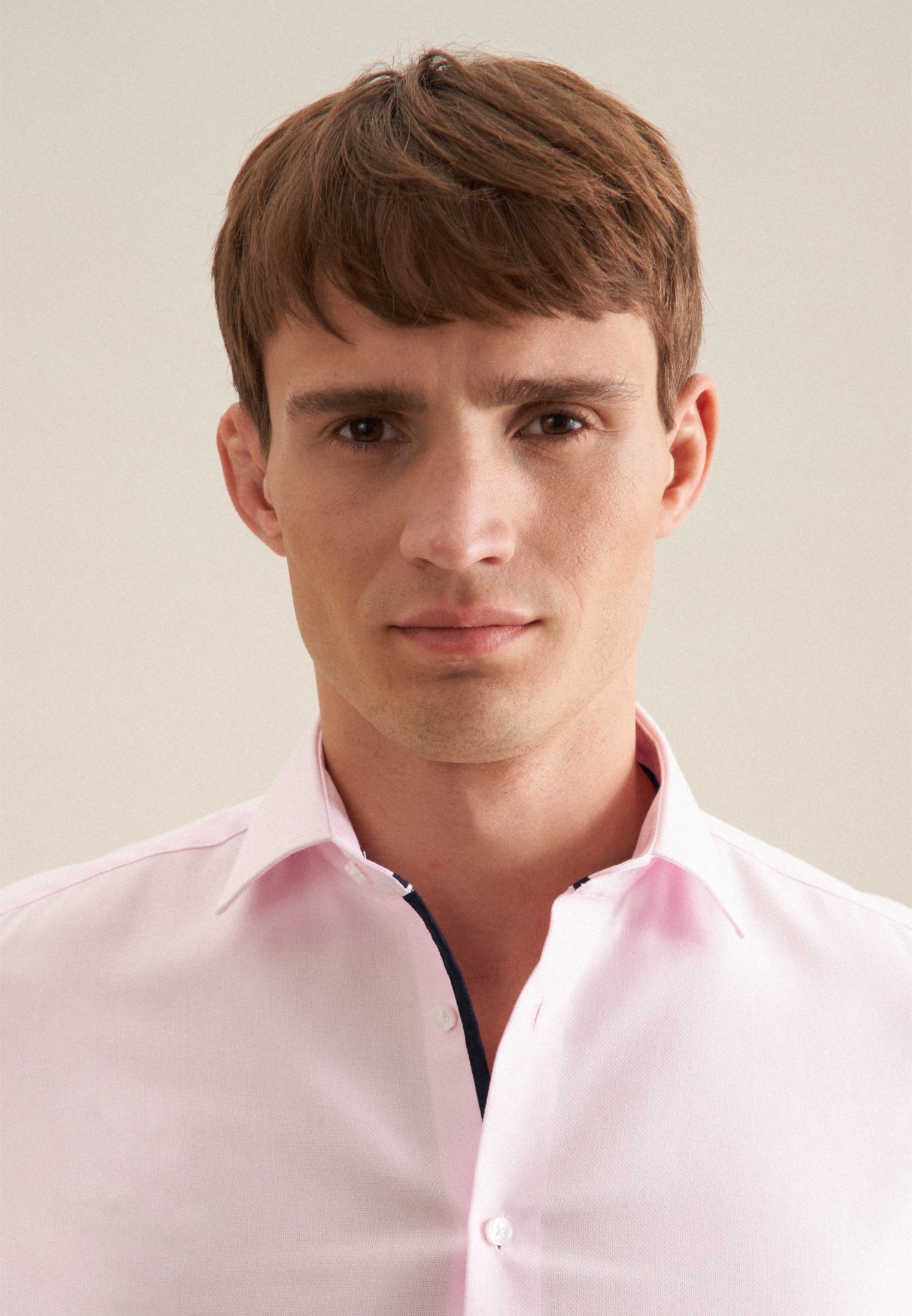 seidensticker Businesshemd »Schwarze Rose« Slim 1/1 Kentkragen Struktur