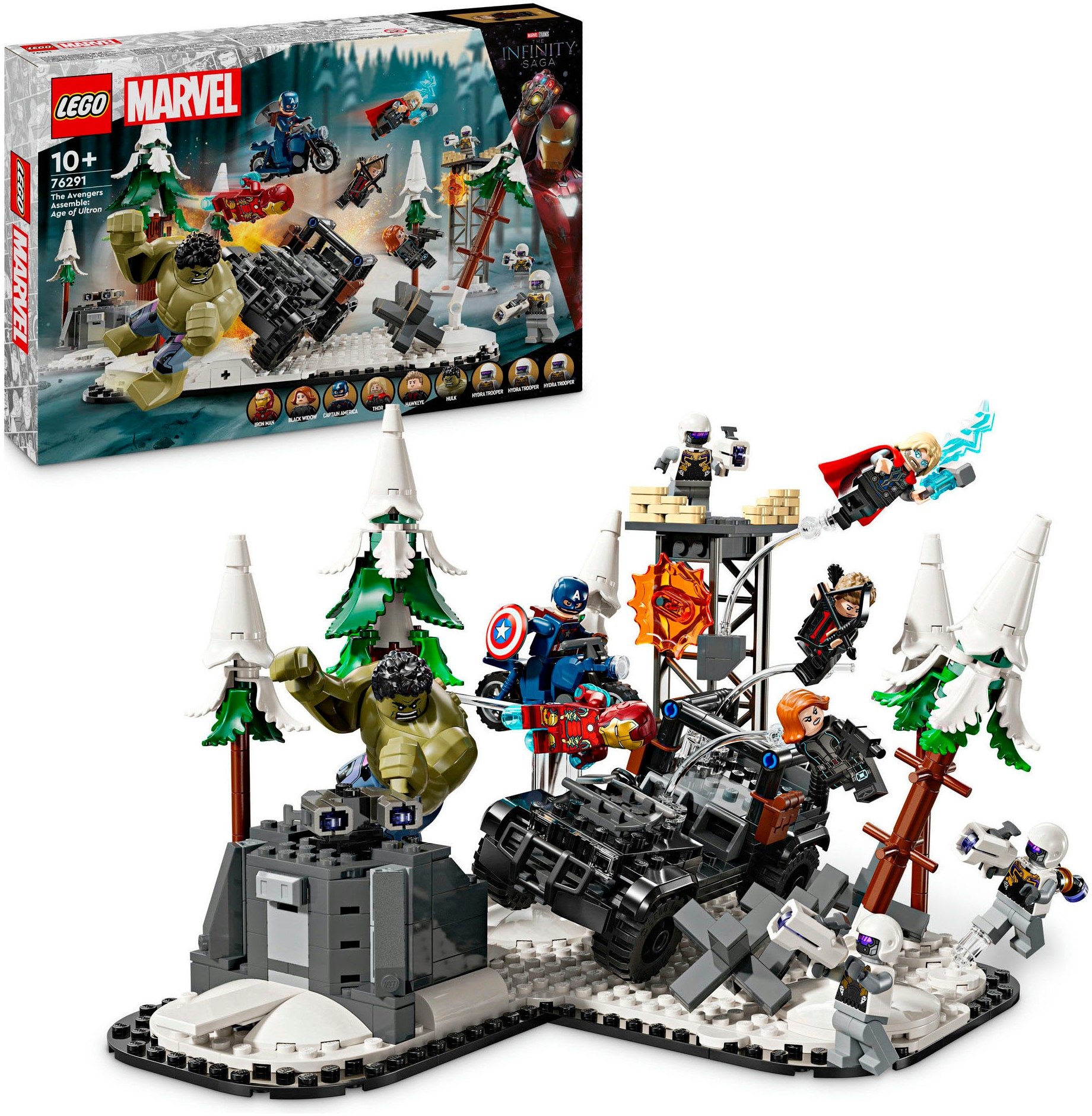 Konstruktionsspielsteine »Avengers Assemble: Age of Ultron (76291), LEGO Super...