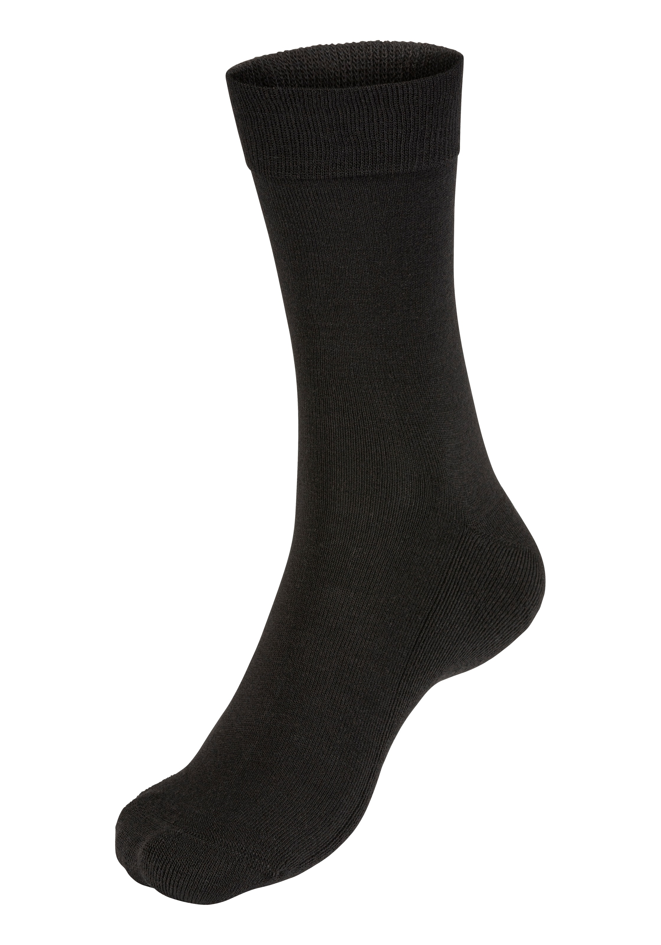 Apollo Basicsocken, (3er Pack), Unisex mit Stickerei und weichen Merinowoll-Anteil