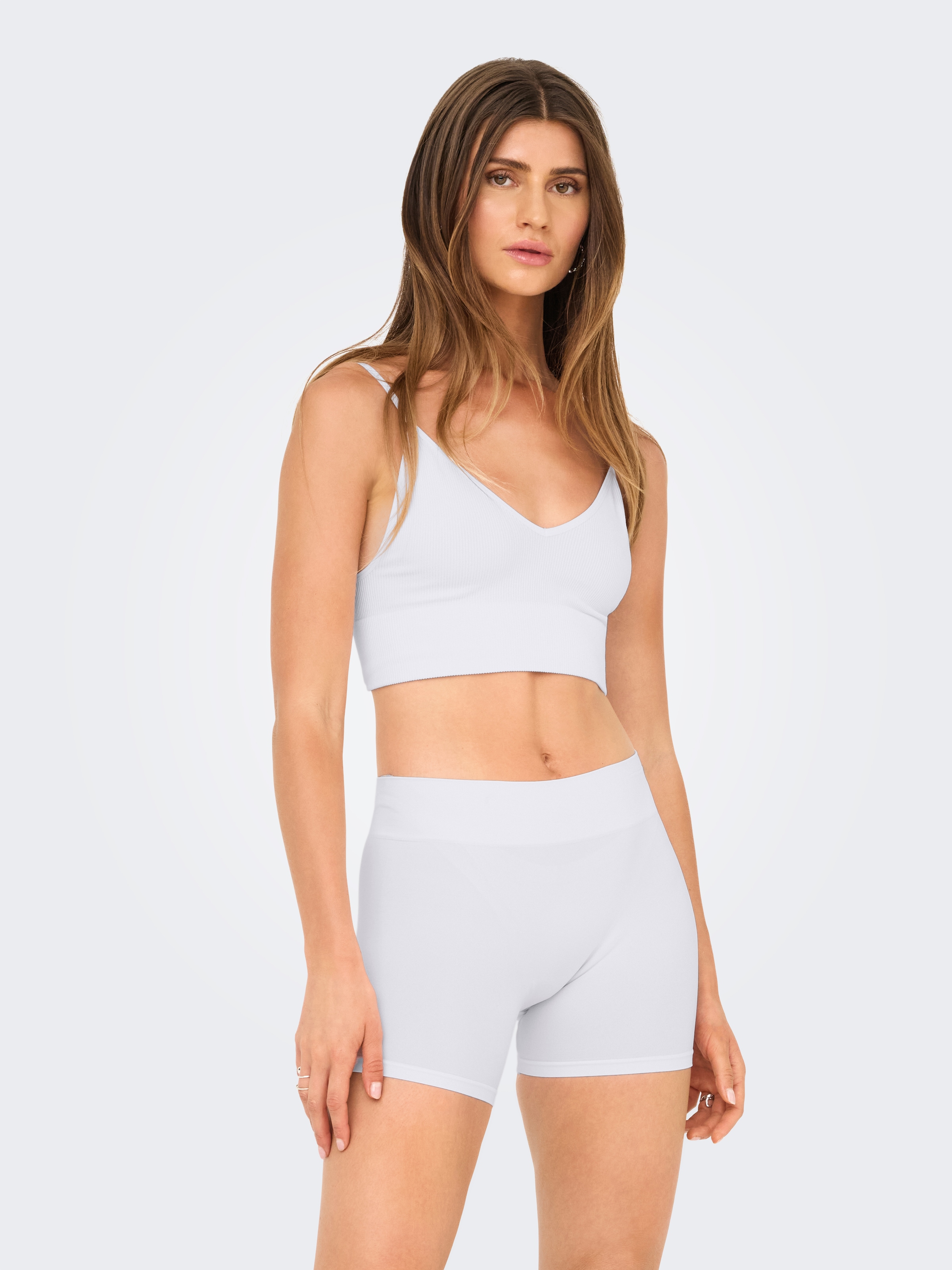 ONLY Hotpants »ONLVICKY S-LESS MINI SHORTS 2-PACK«, (Packung, 2 tlg.)