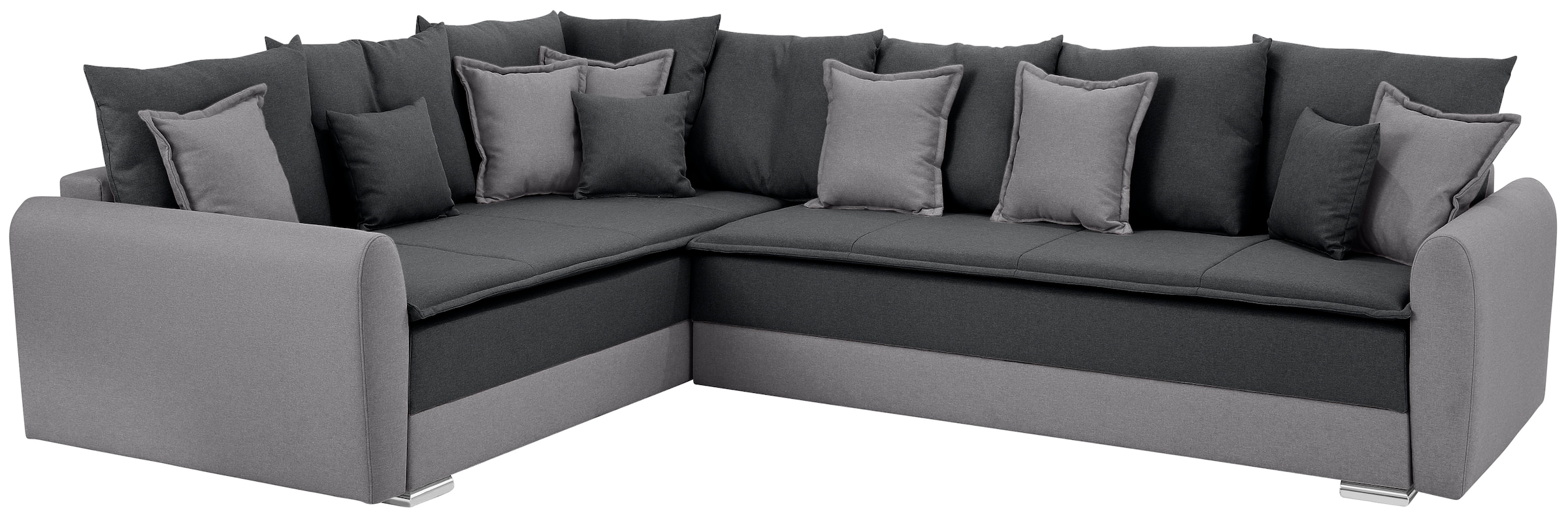 Home affaire Ecksofa »Fernando L-Form«, mit Boxspring: Dauerschlaffunktion durch Drehen und Zusammenschieben