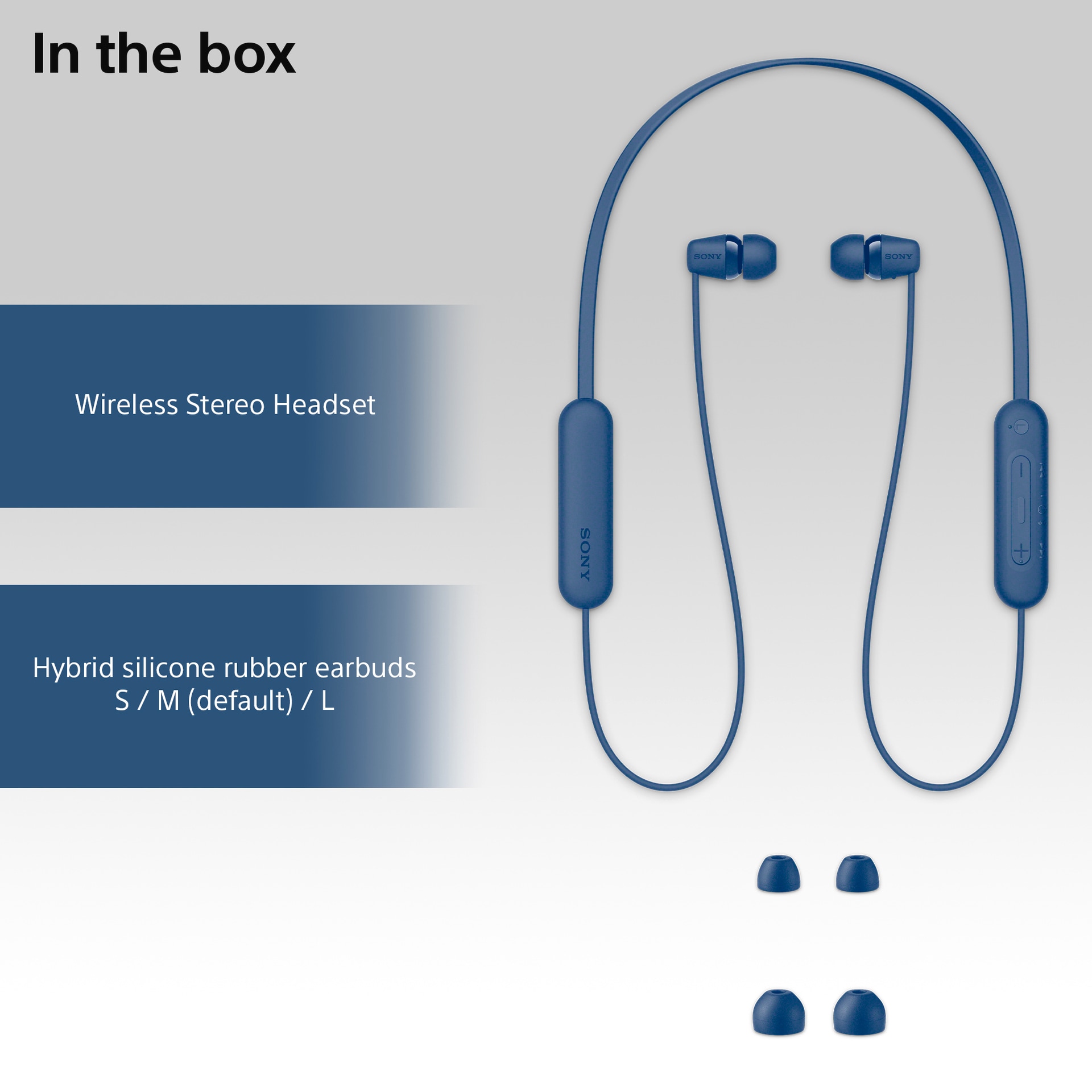 Sony In-Ear-Kopfhörer »In-Ear Kopfhörer WI-C100«, Sprachsteuerung
