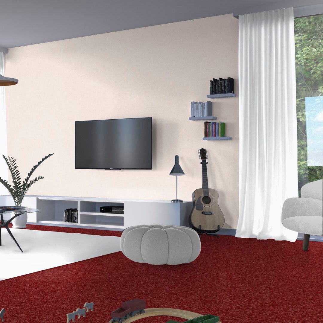 Bodenmeister Teppichboden »Baltic, Schlinge - meliert, Made in Belgium«, rechteckig, 5 mm Höhe, Wohnzimmer, Schlafzimmer, Kinderzimmer, Breite 400/500 cm