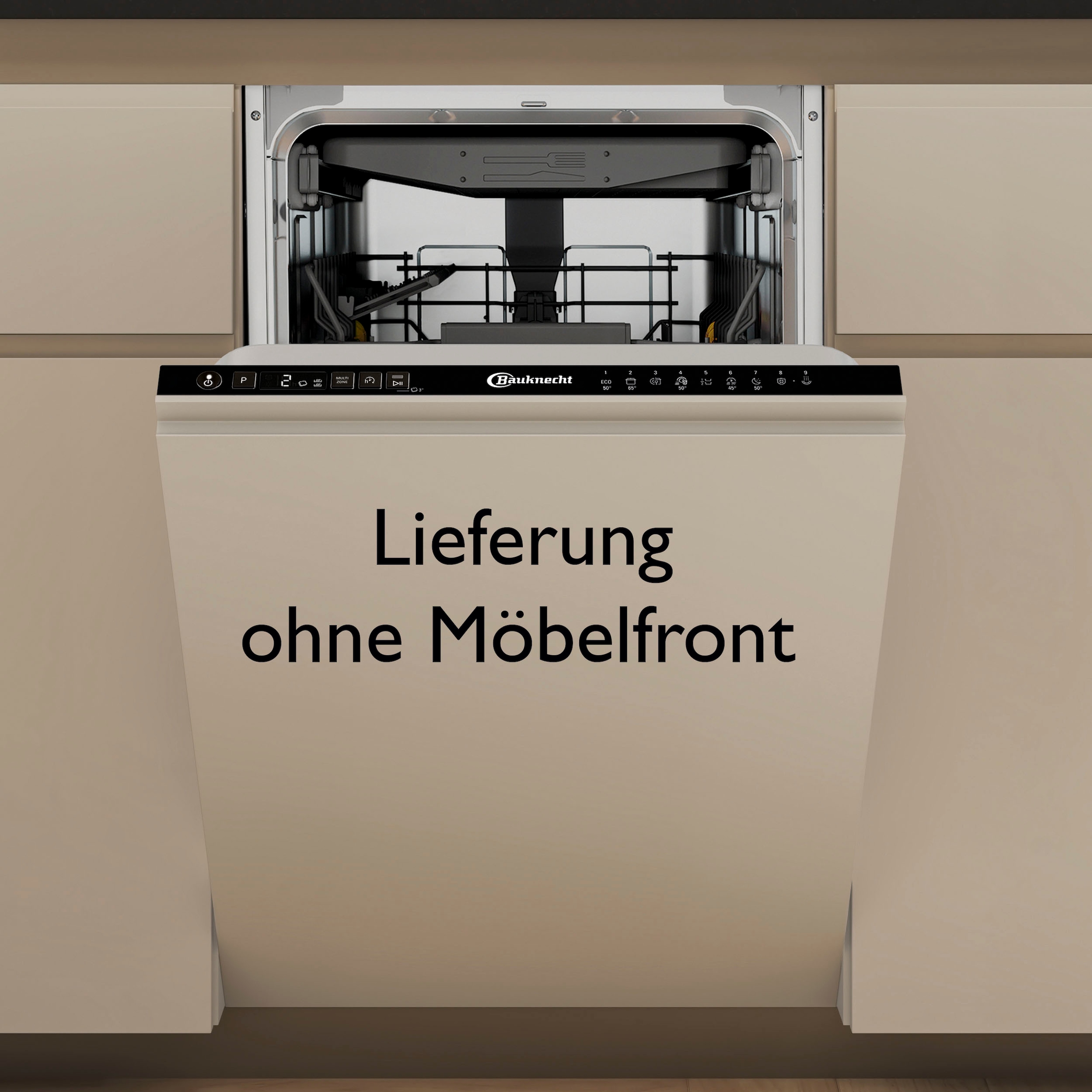 BAUKNECHT vollintegrierbarer Geschirrspüler »BK41C11BS7LA0«, 11 Maßgedecke, günstig online kaufen