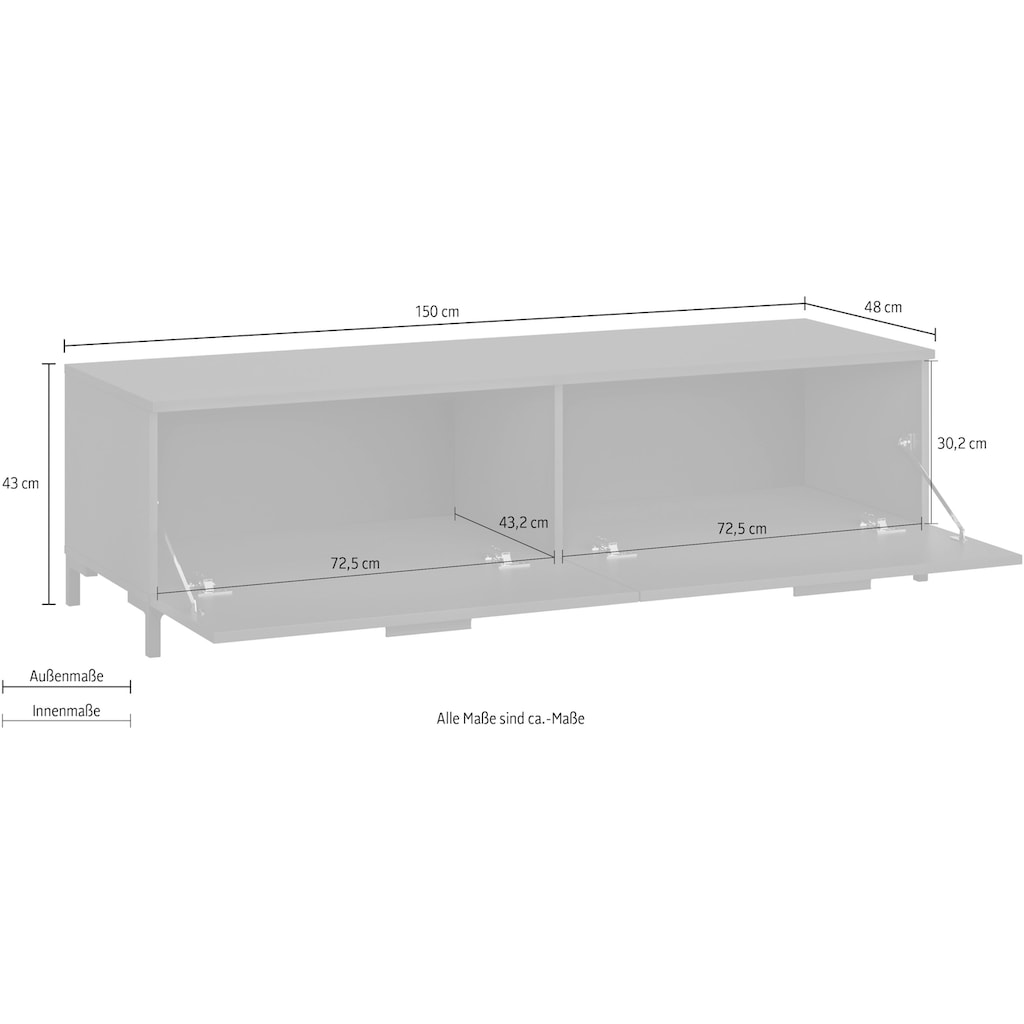 INOSIGN Sideboard »Alternative«, Breite 150 cm