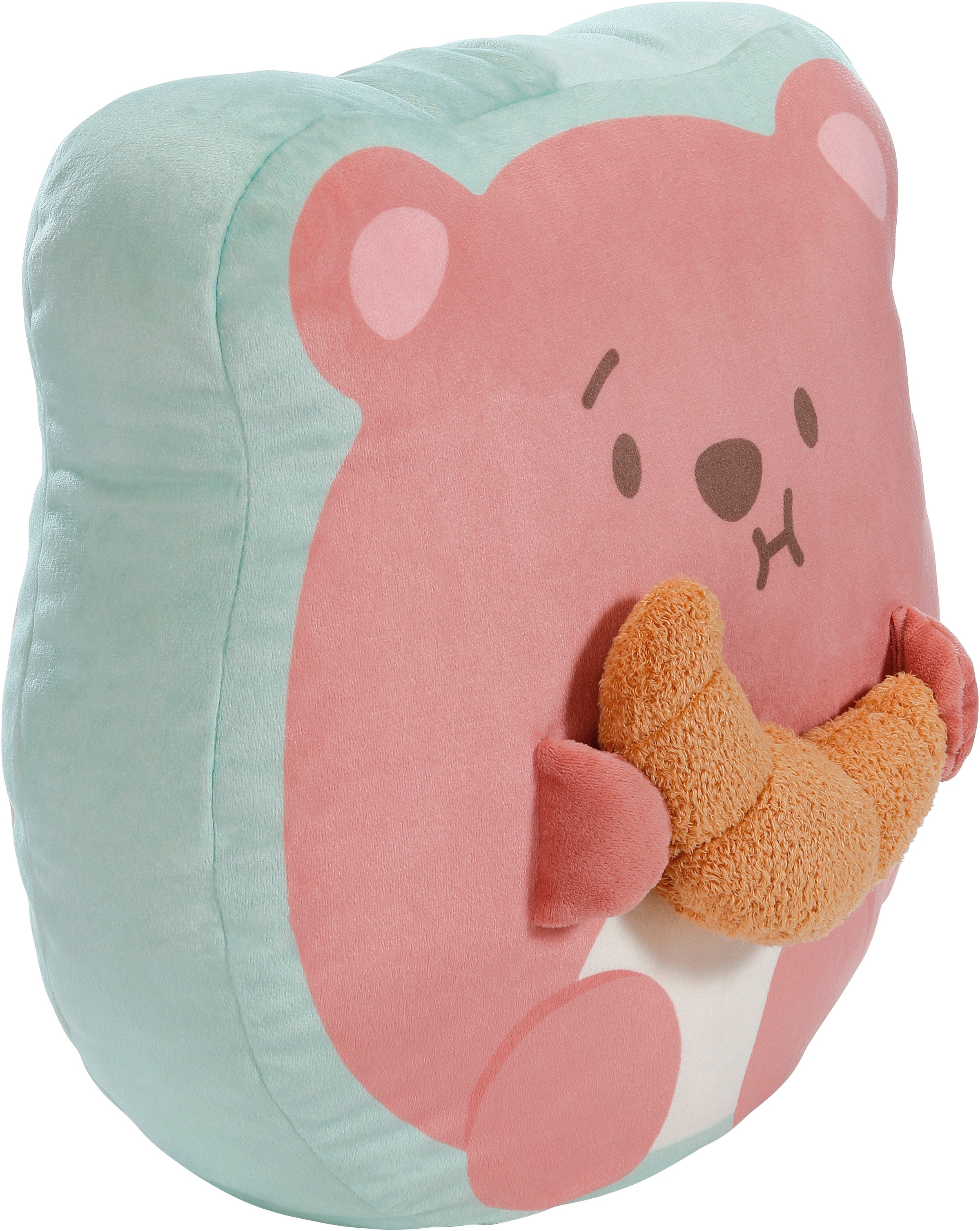 Nici Kuscheltier »mymochi, Bär Nomo mit Croissant 35x33x12cm«