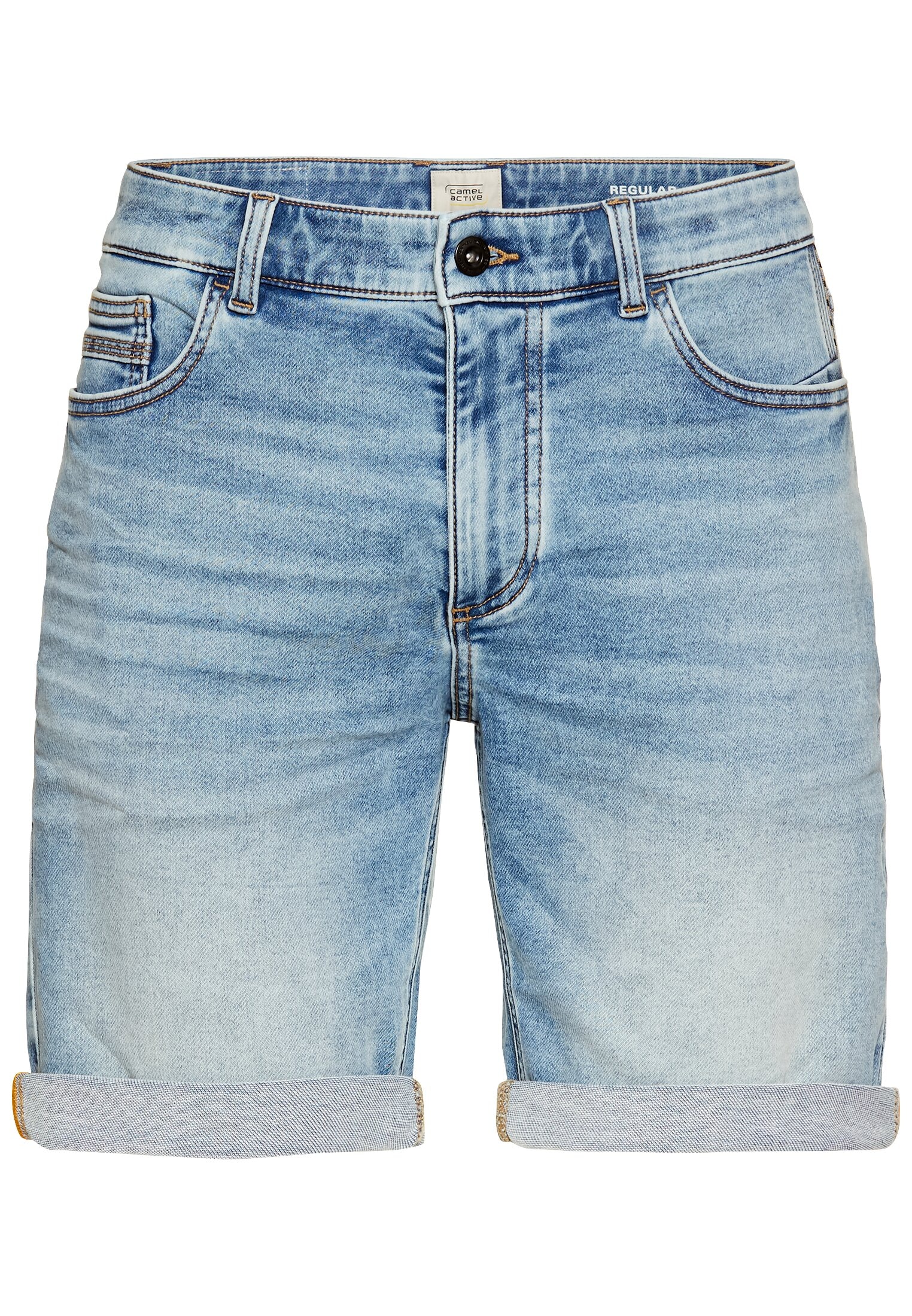 CAMEL ACTIVE Bermudas Sommerhose im 5-Pocket-Style Bleach Blue 33 - N-Gr N-Gr 33 Jeans-Bermudas für Herren von CAMEL ACTIVE