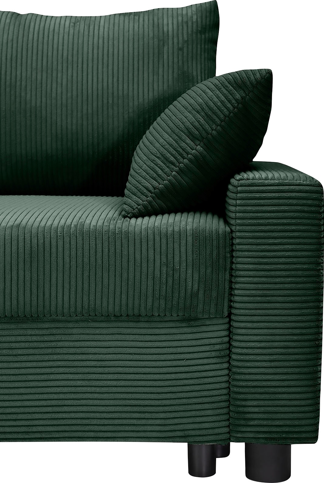 COLLECTION AB Ecksofa »30 Jahre Jubiläums-Modell Parma L-Form«, inkl. Bettfunktion und Bettkasten, in Cord, frei stellbar