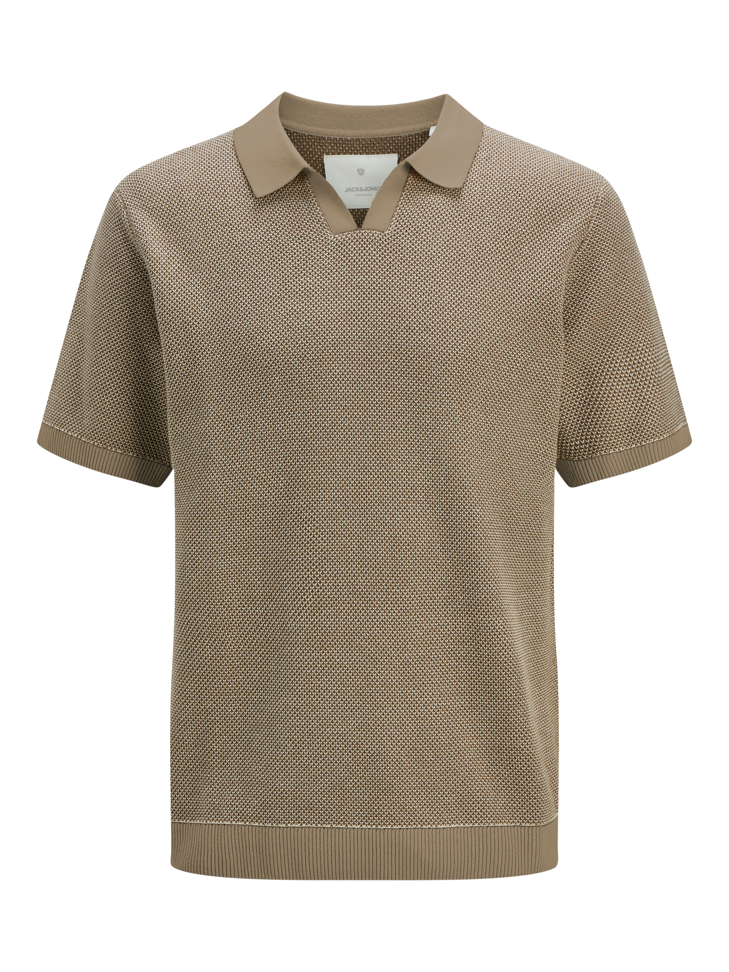 Jack & Jones Rundhalspullover »JPRCCEASTON KNIT SPLIT NECK SS SN«