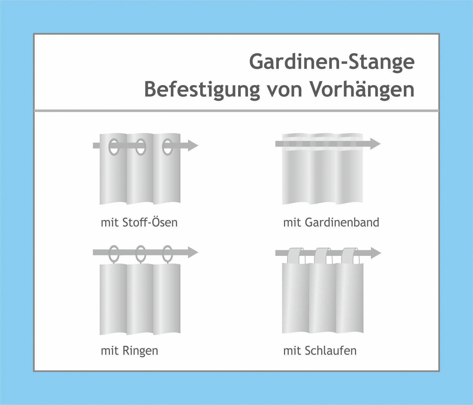 bestellen Life Good schnell (10 für 25mm Gardinen-Ringe Gardinenring und bequem »ArtusNaos«, Stange St.),