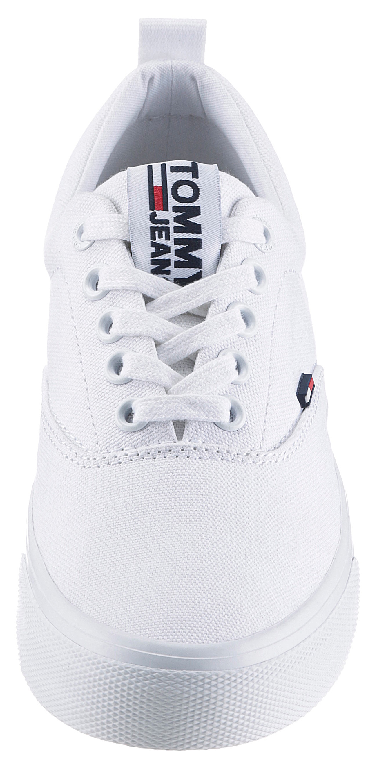Tommy Jeans Sneaker »WMN CLASSIC TOMMY JEANS SNEAKER«, mit gepolstertem Schaftrand, Freizeitschuh, Halbschuh, Schnürschuh