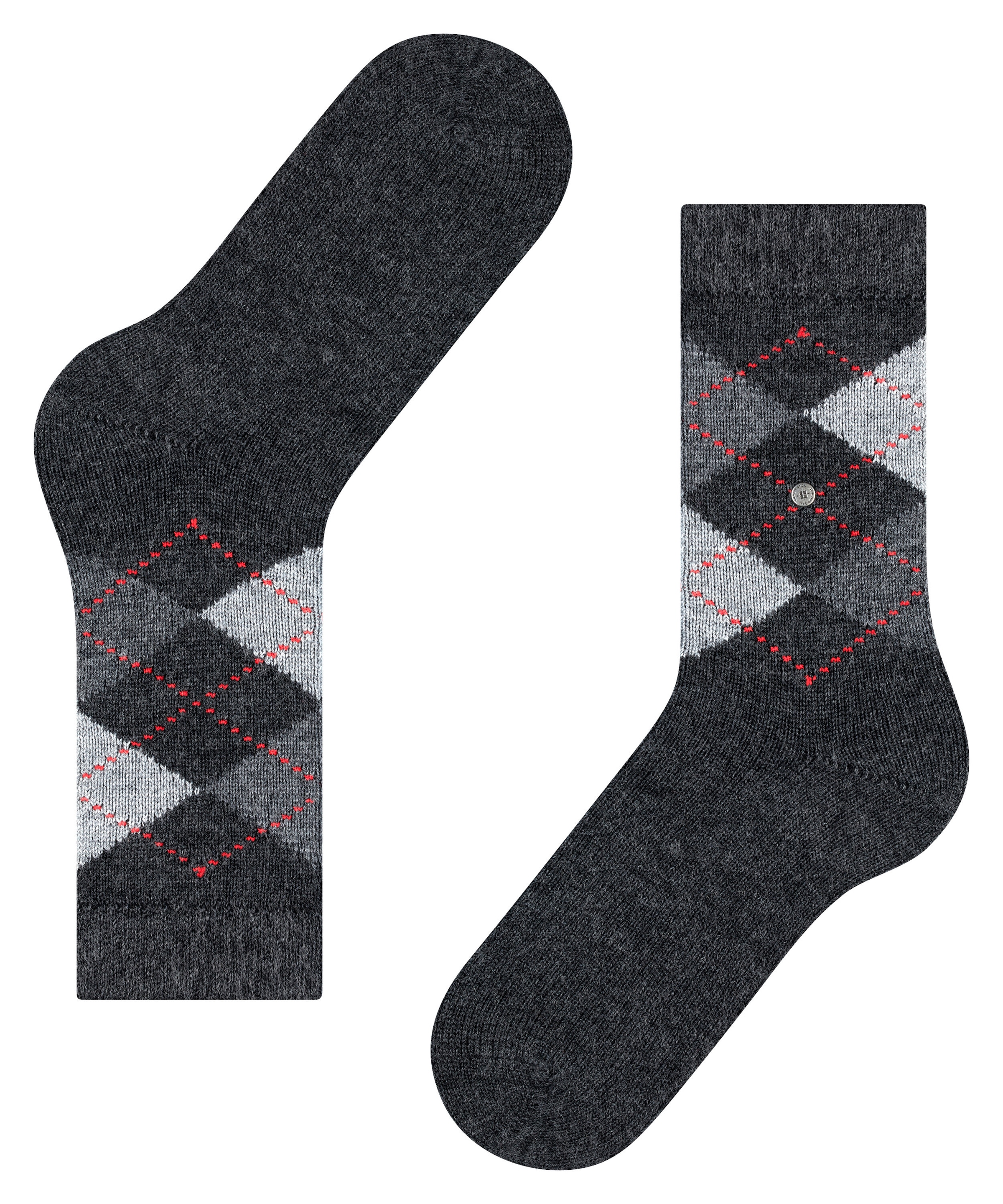 Burlington Socken »Whitby« Einheitsgröße 36-41, Argyle-Muster, weiche Haptik