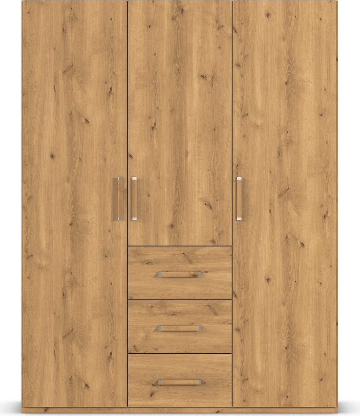rauch Drehtürenschrank »Kleiderschrank Schrank Garderobe Schlafzimmerschrank EVELYN«, (in 2 Höhen 197 oder 210 cm erhältlich), in elegantem Stil mit Schubladen 3 Breiten und 2 Höhen MADE IN GERMANY