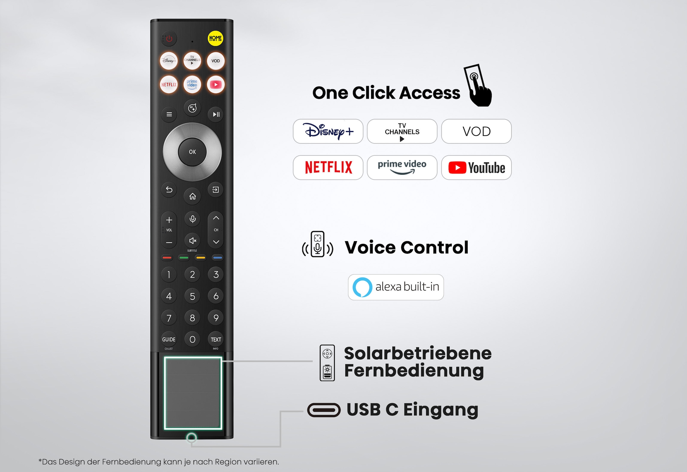 Hisense Mini-LED-Fernseher »65UR8DS« 164 cm/65 ″ Smart-TV