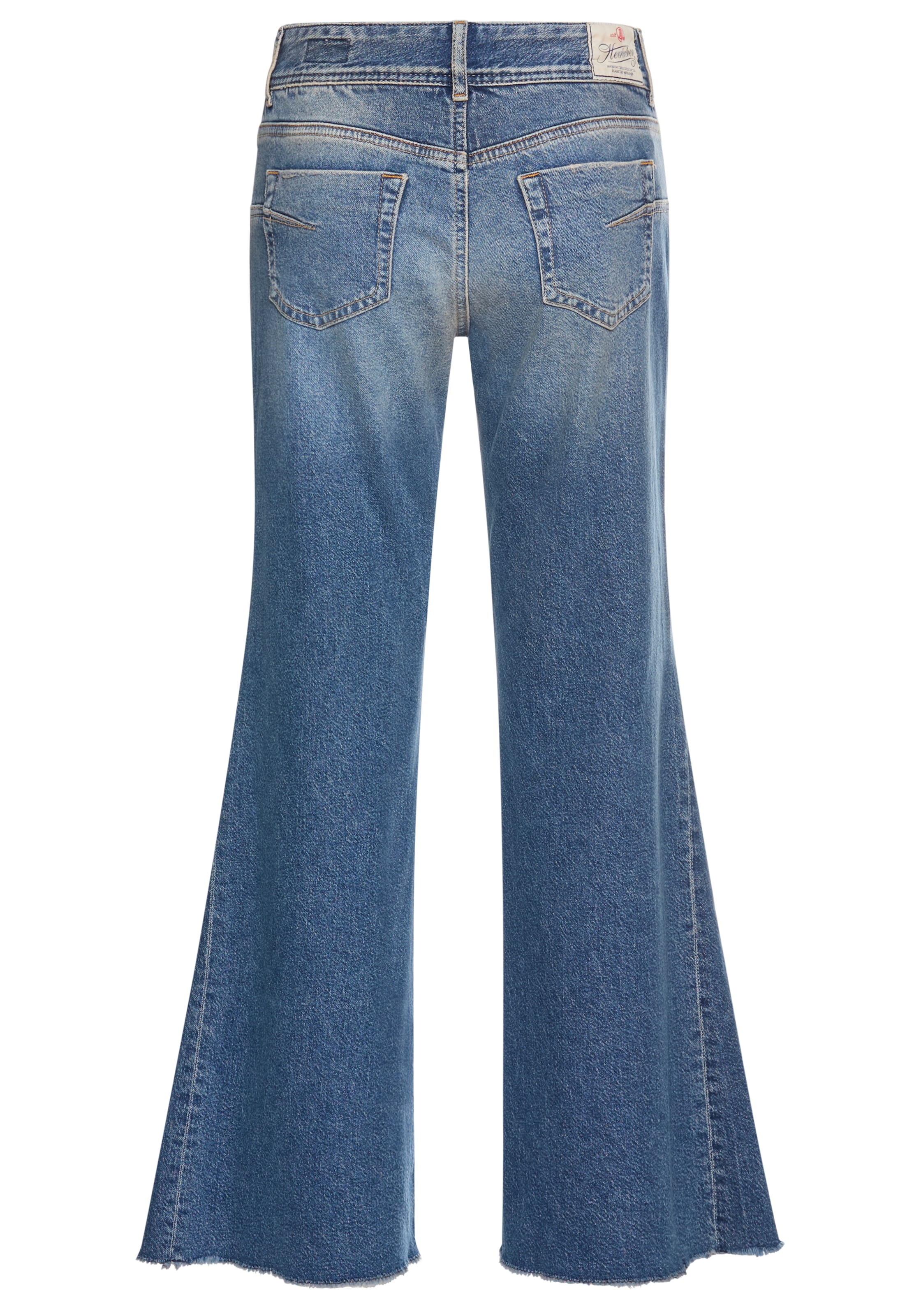 Herrlicher 5-Pocket-Jeans »Edna Kama Denim« Flared Fit, extra Weite