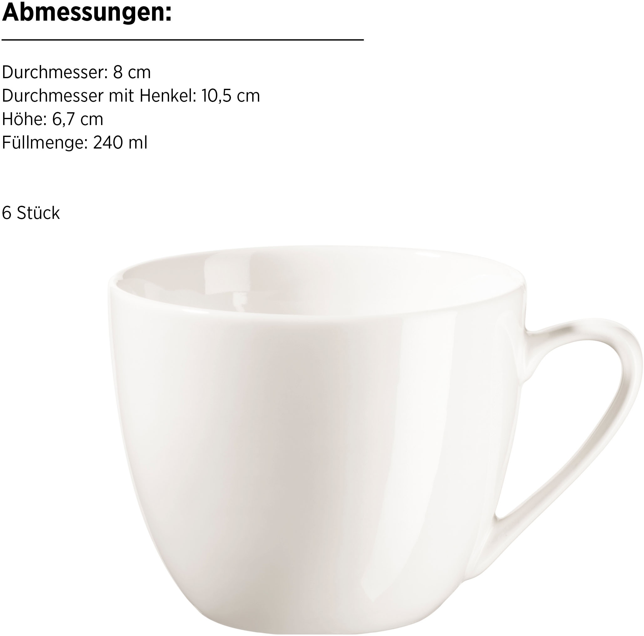 MÄSER Kaffeeservice »BELMIRA, Geschirr-Set, Porzellan«