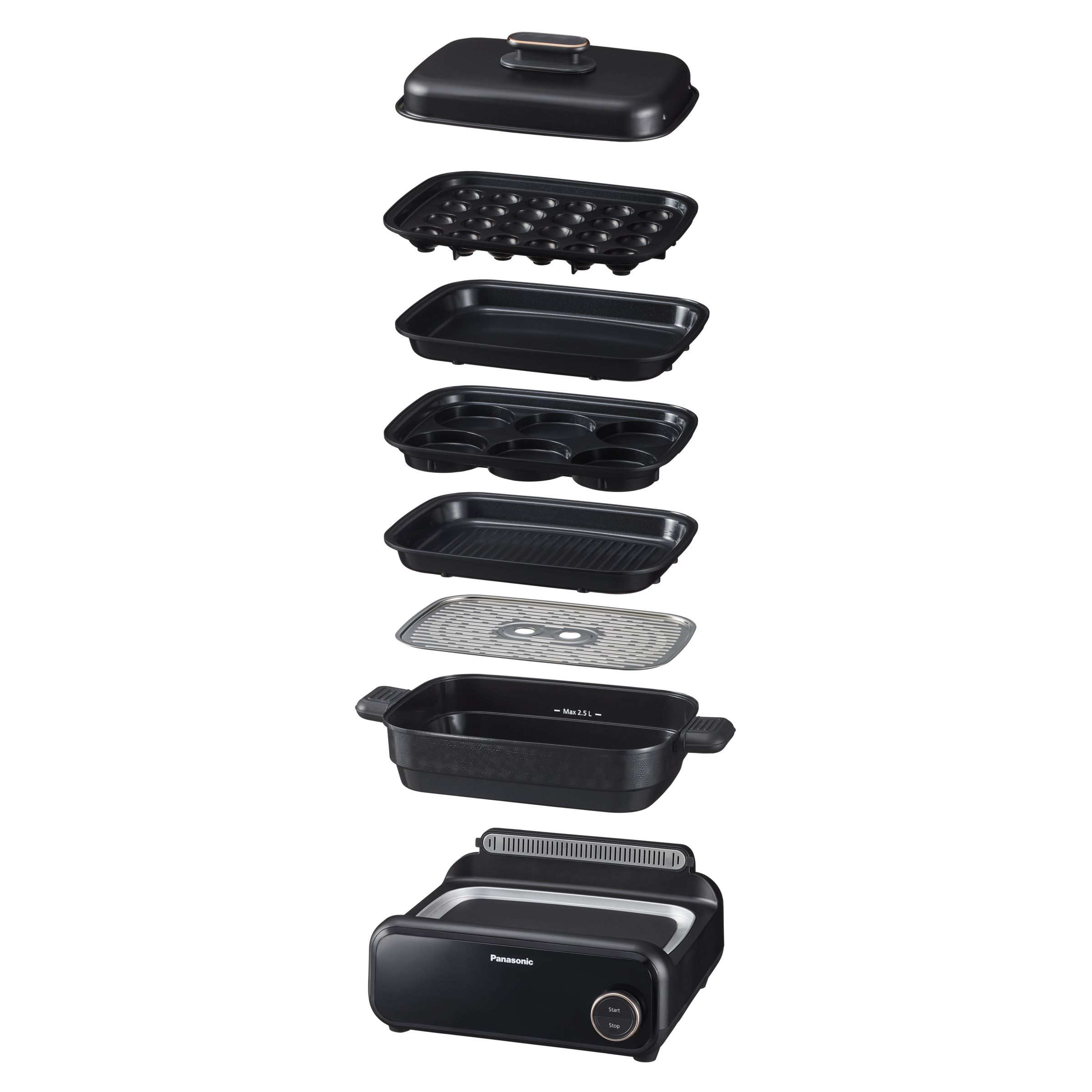 Panasonic Multikocher, 6-in-1 für vielfältige kulinarische Möglichkeiten